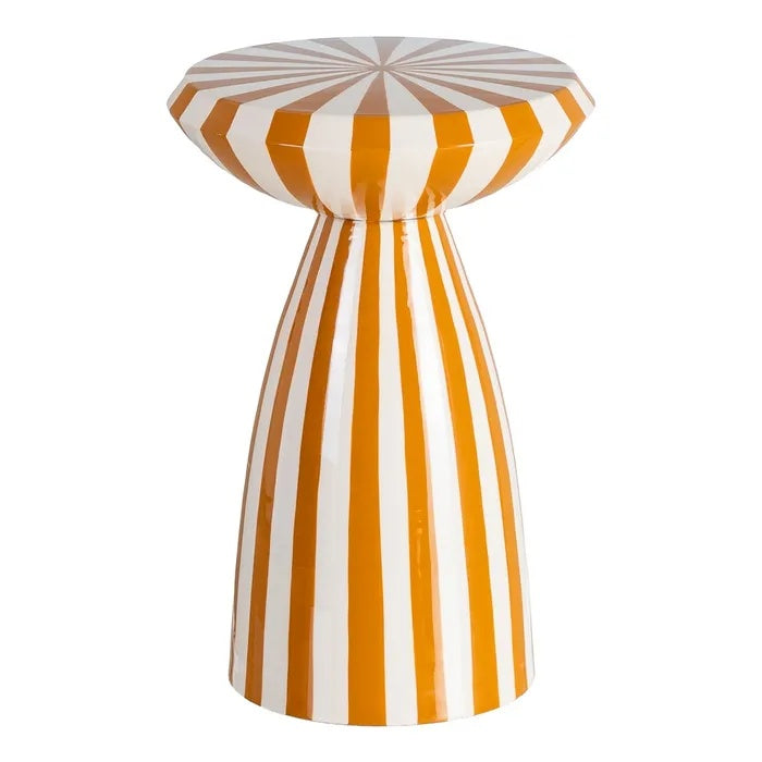 Mesita Auxiliar Circus Vintage Rayas Butter