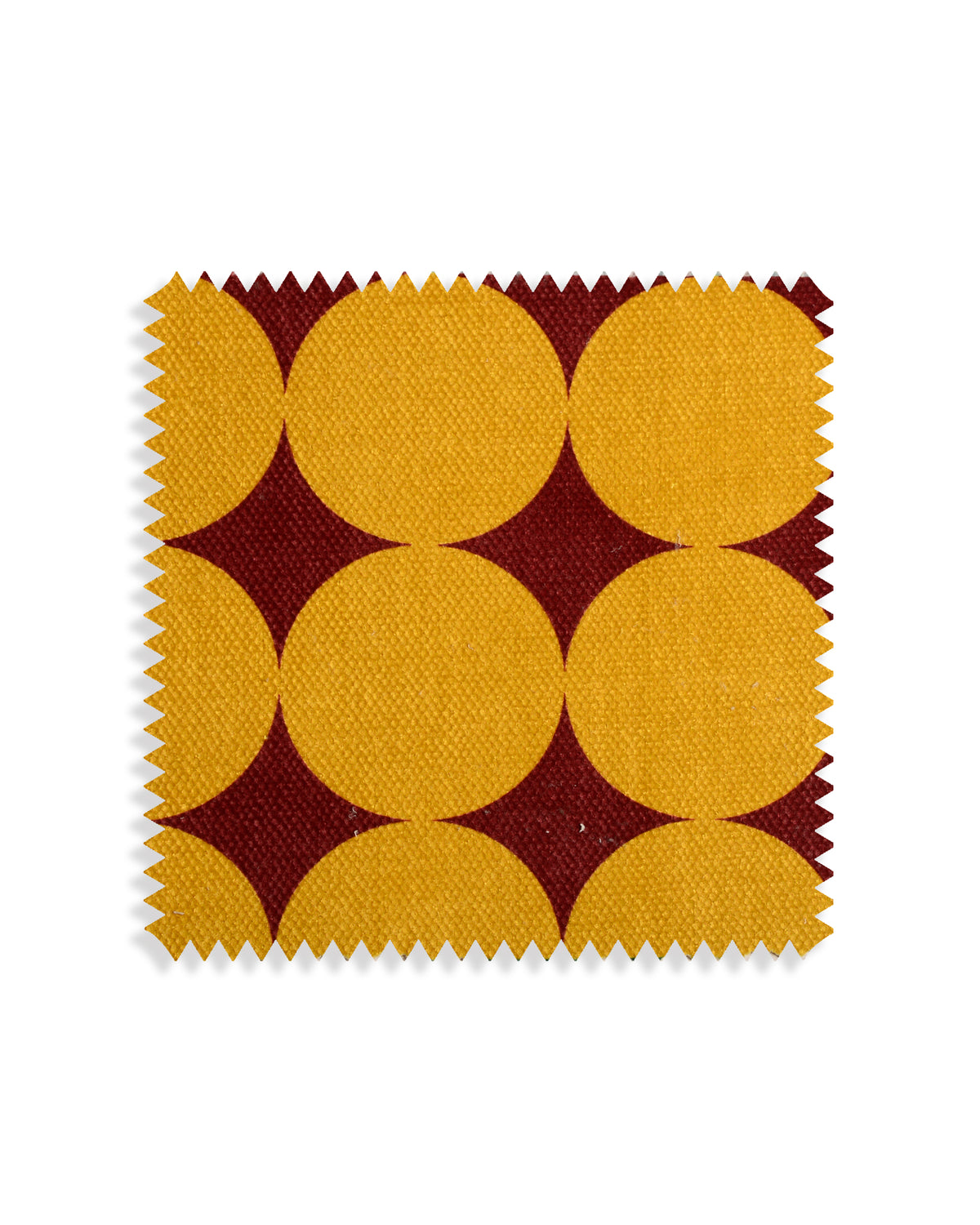 Tela Tapiceria Living Easy Clean Dots Saffron Wine