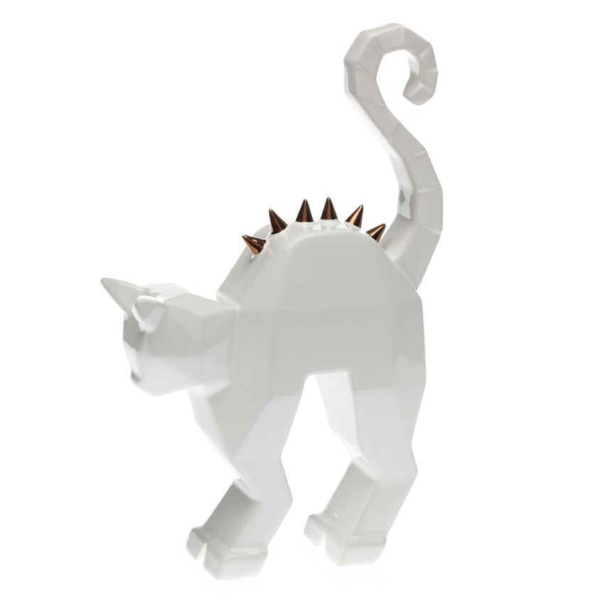 Creepy Cat Statue