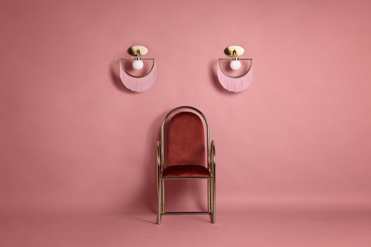 Wink Wall Lamp - Gold&Pink