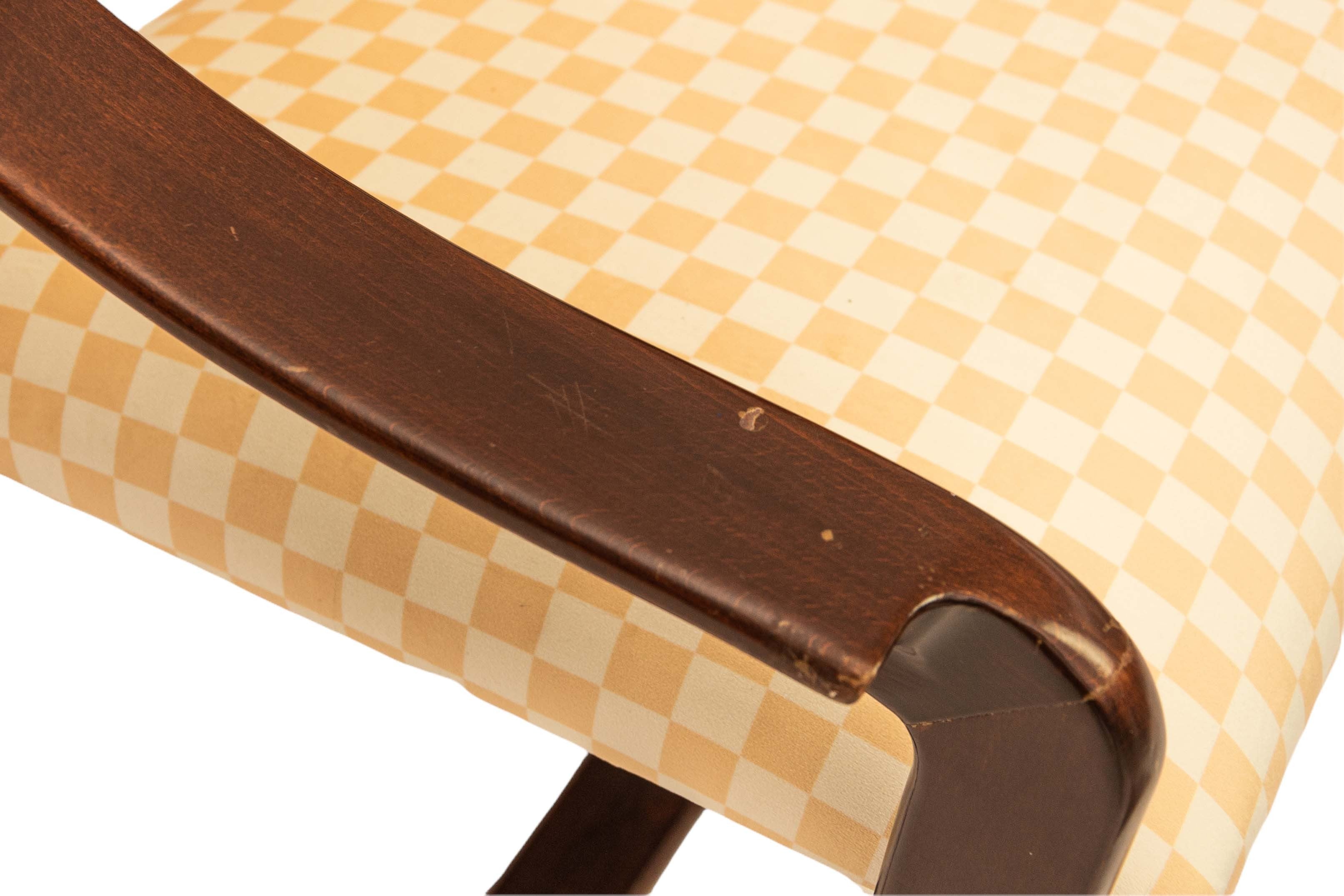 70's Vanille Damero Chair