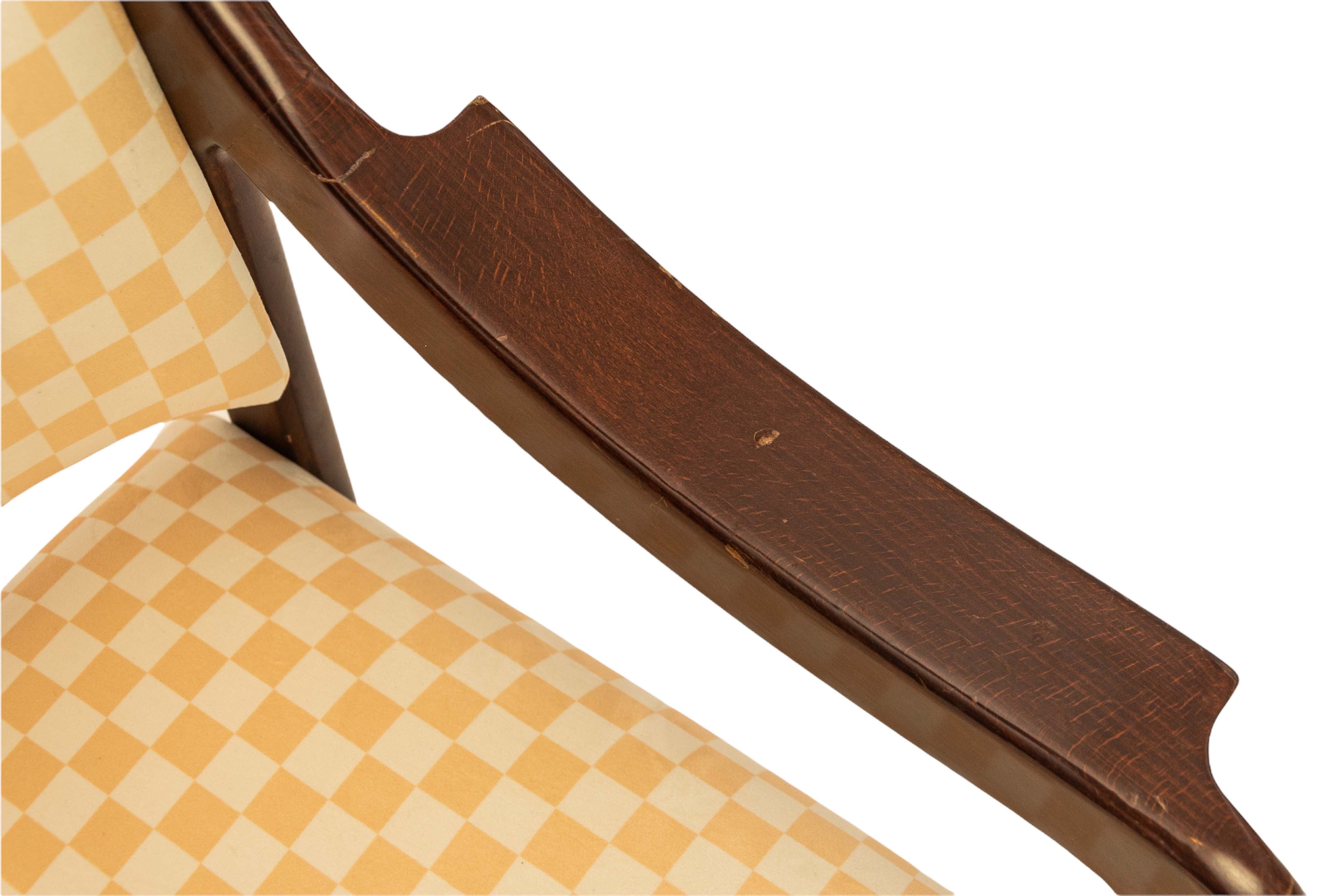 70's Vanille Damero Chair