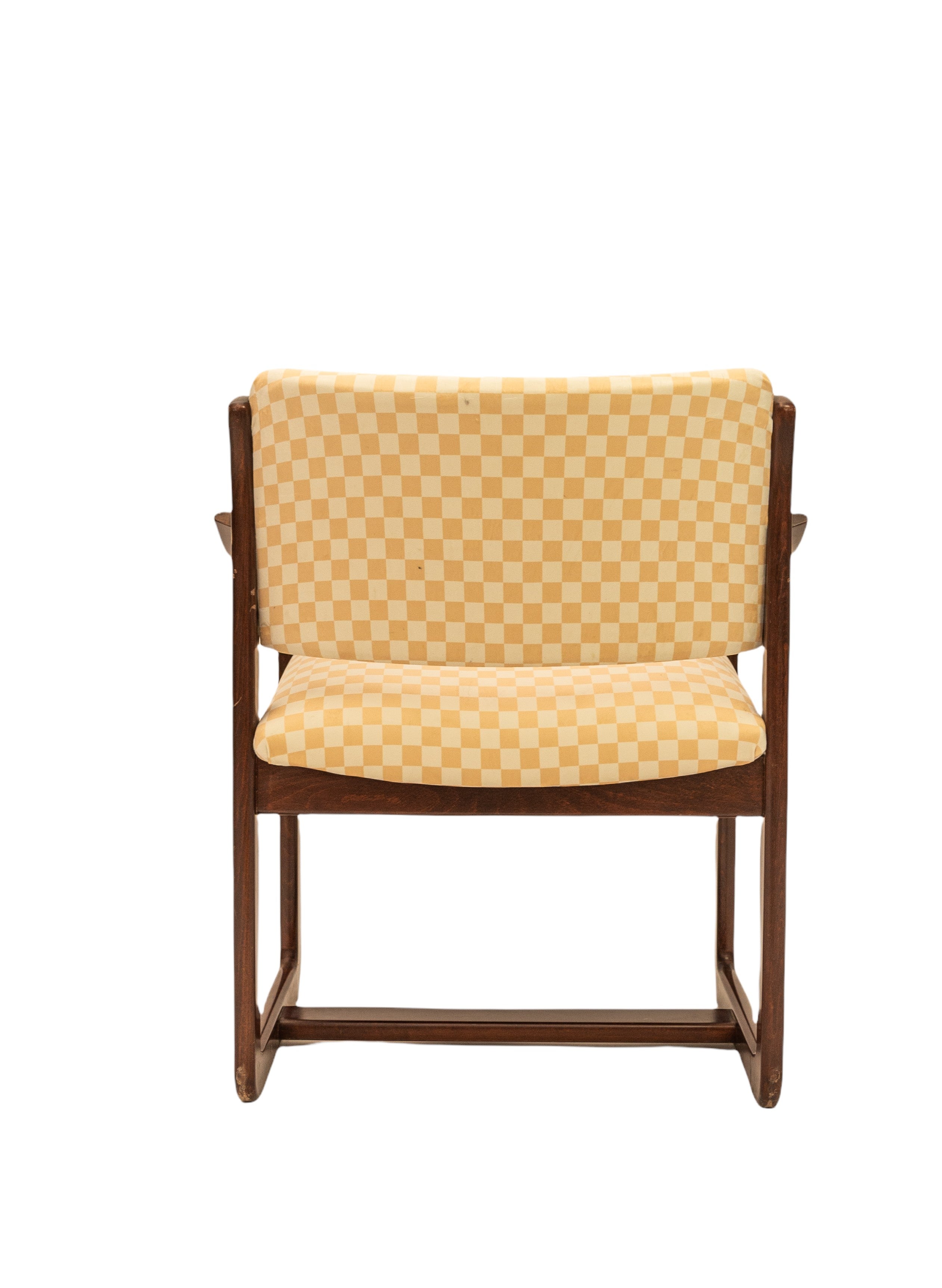70's Vanille Damero Chair