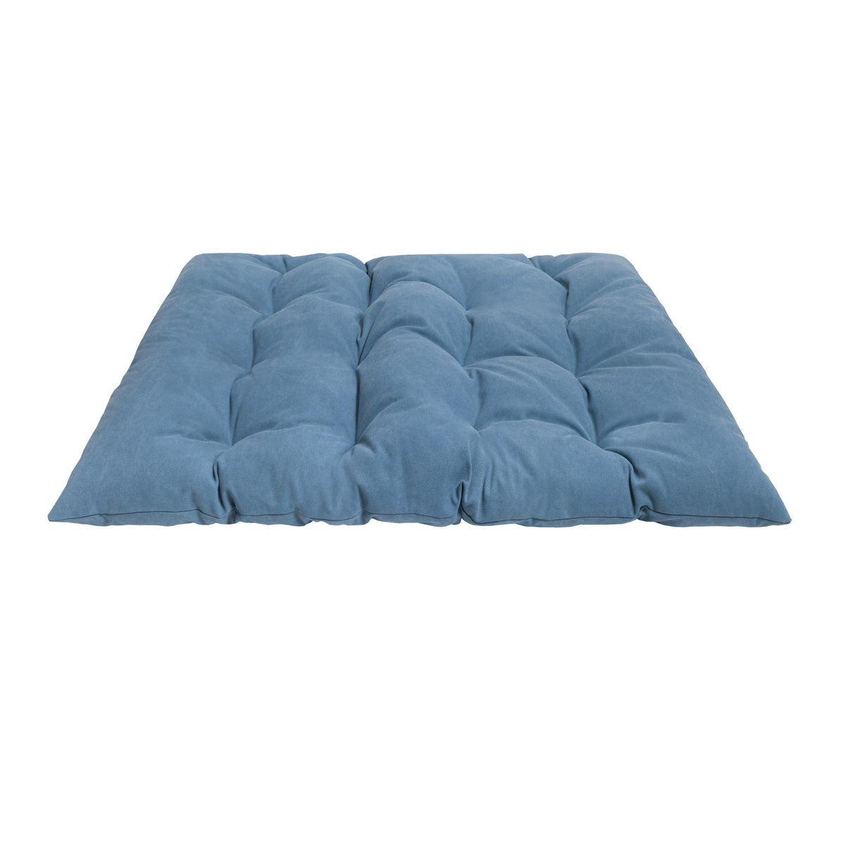 Matelas futon de sol bleu