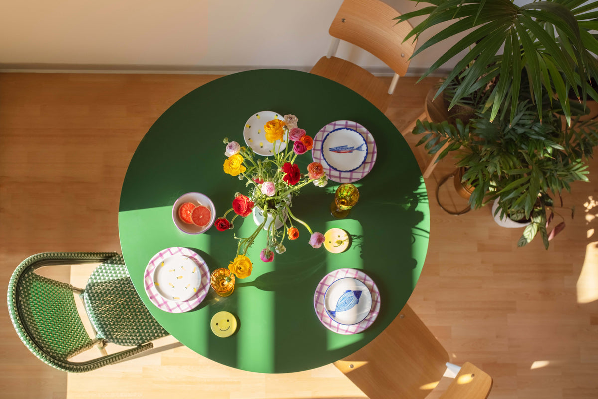 Mesa redonda comedor Matilda Cedar 120
