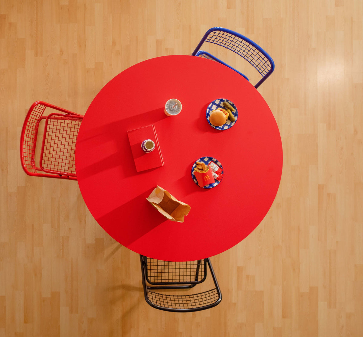 Mesa redonda comedor Matilda Flame 120