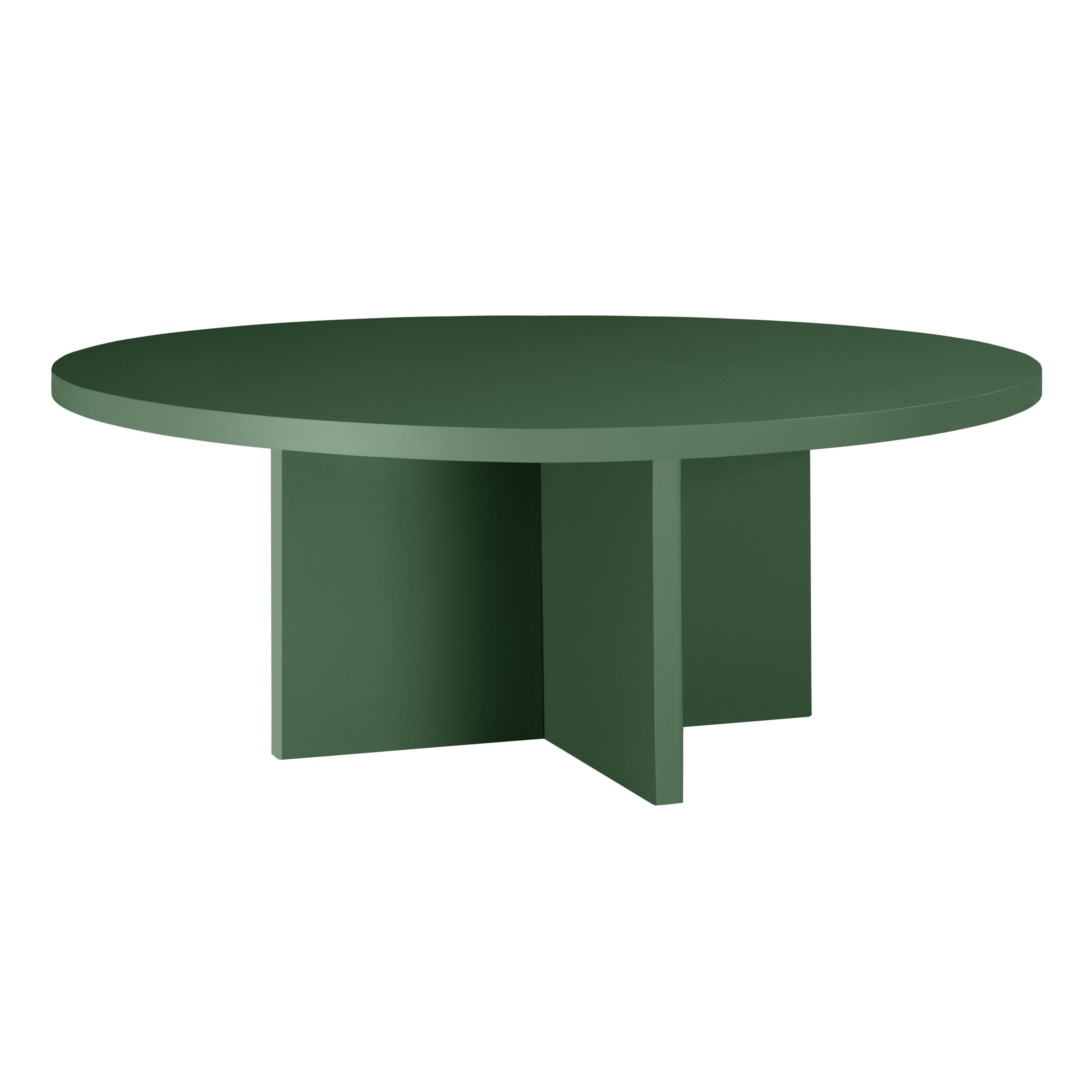 Round low table Pause Cedar