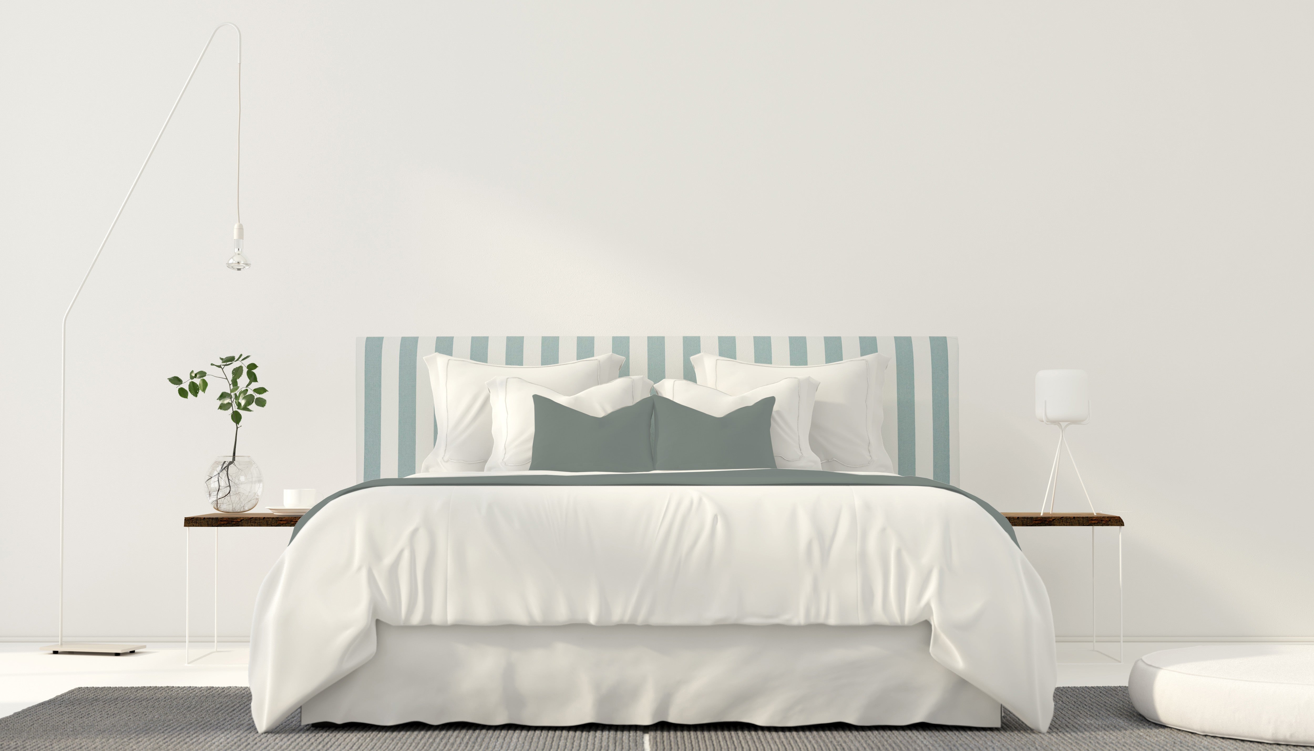 Cabecero Billie 135 Stripes Turquesa