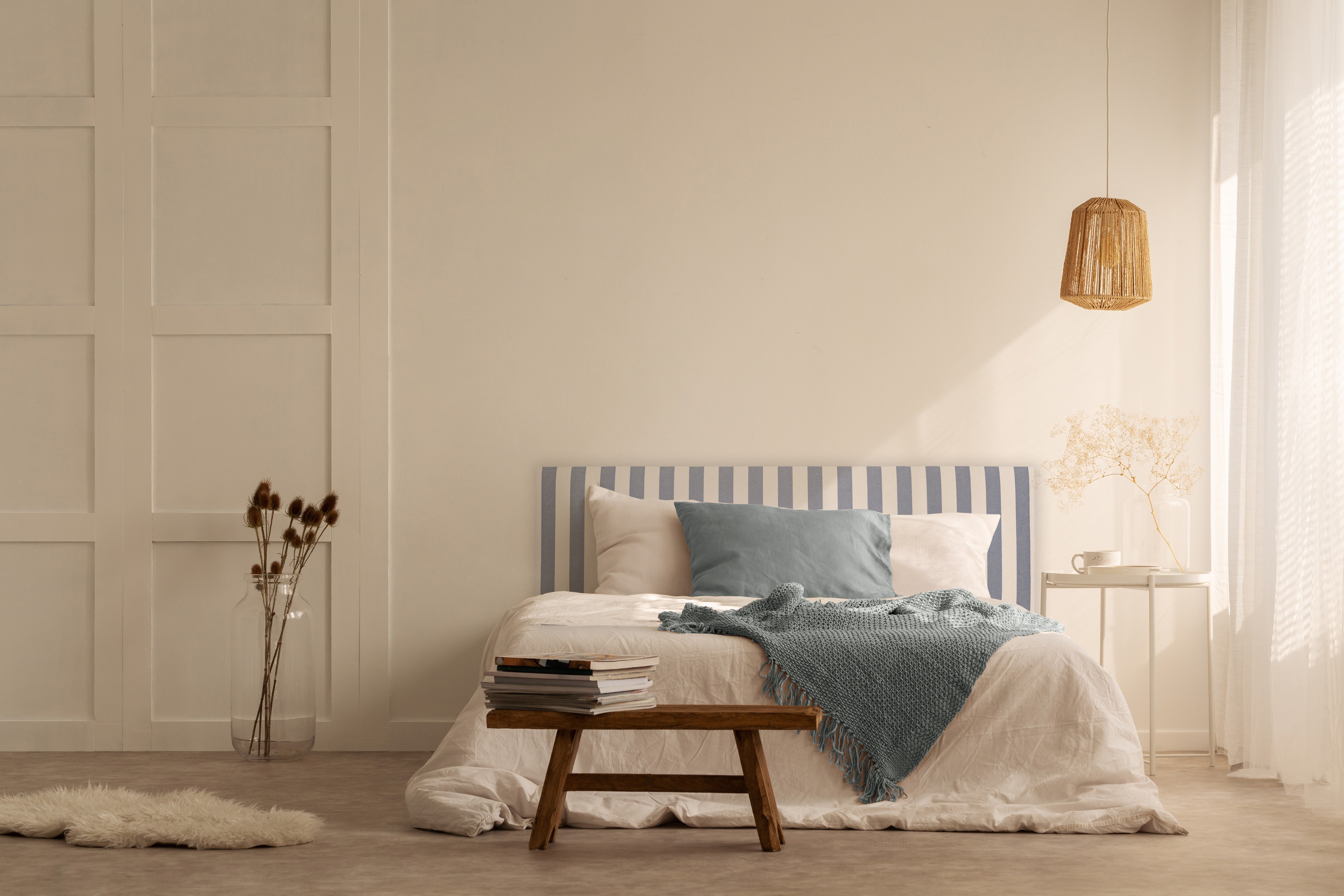 Cabecero Billie 135 Stripes Azul