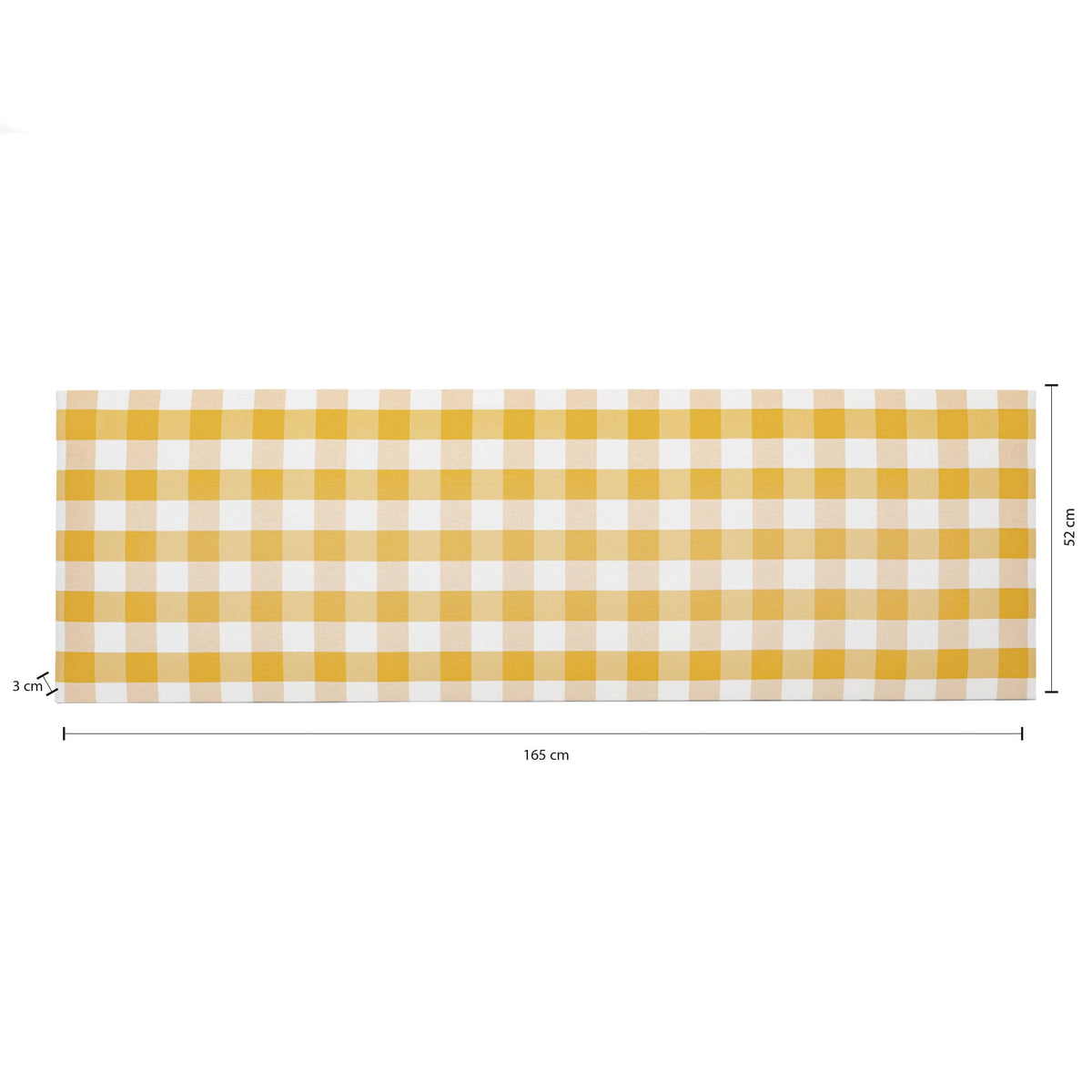 Cabecero Billie 150 Vichy Amarillo