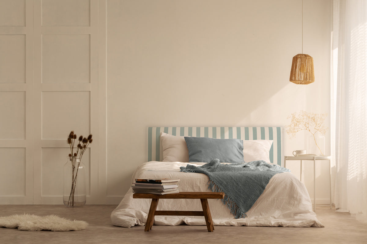Cabecero Billie 150 Stripes Turquesa