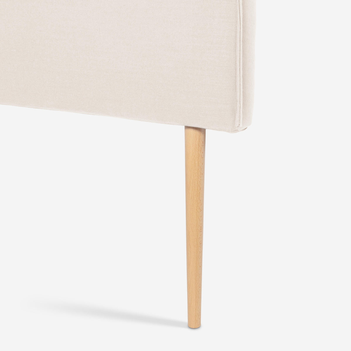 Linen upholstered head 150 natural Edmond