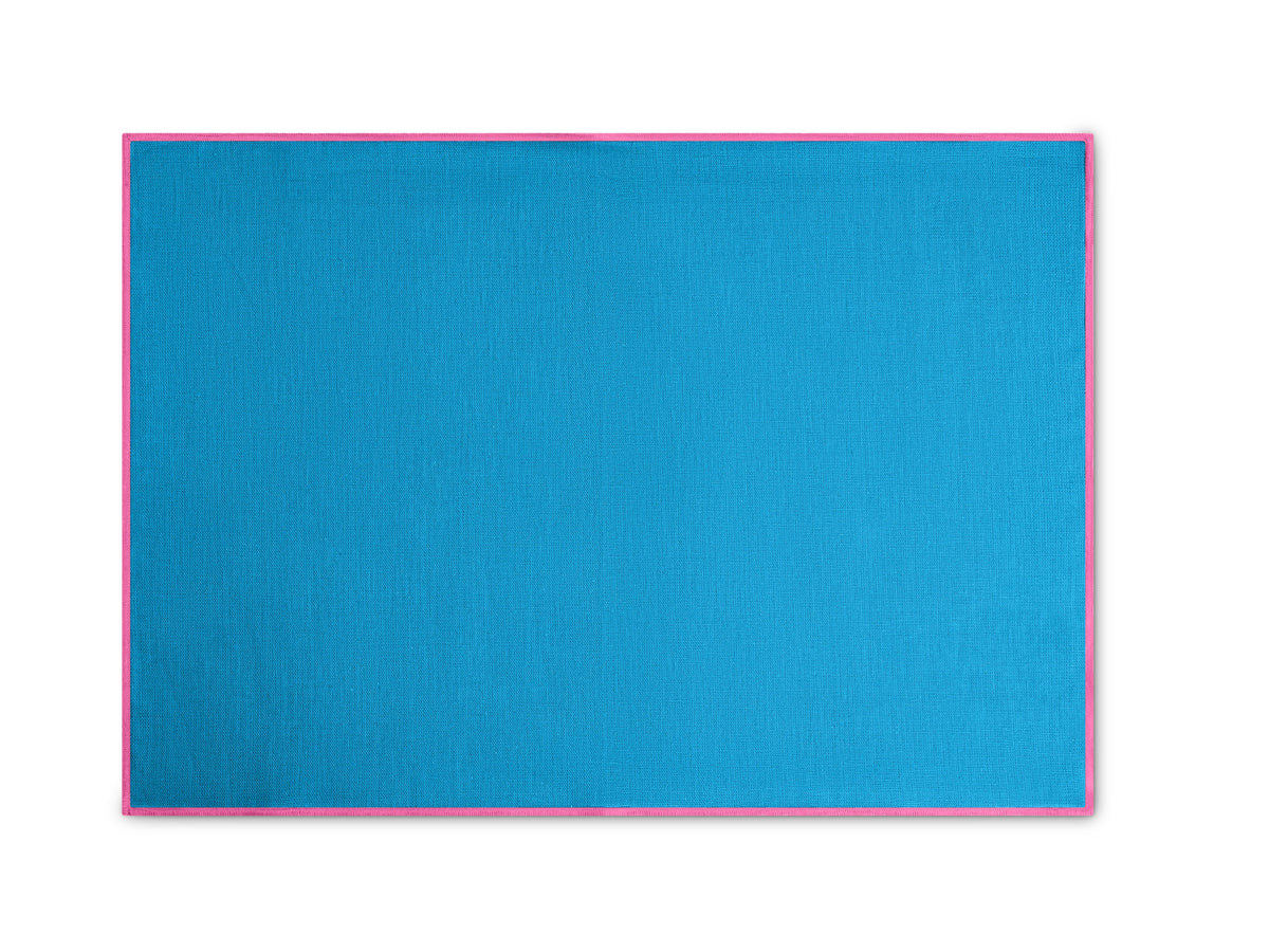 Set 2 individuales Contrast Edge Blue