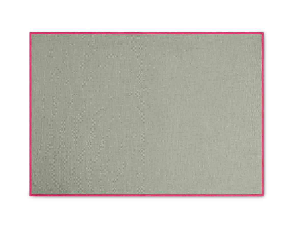 Set 2 individuales Contrast Edge Acqua
