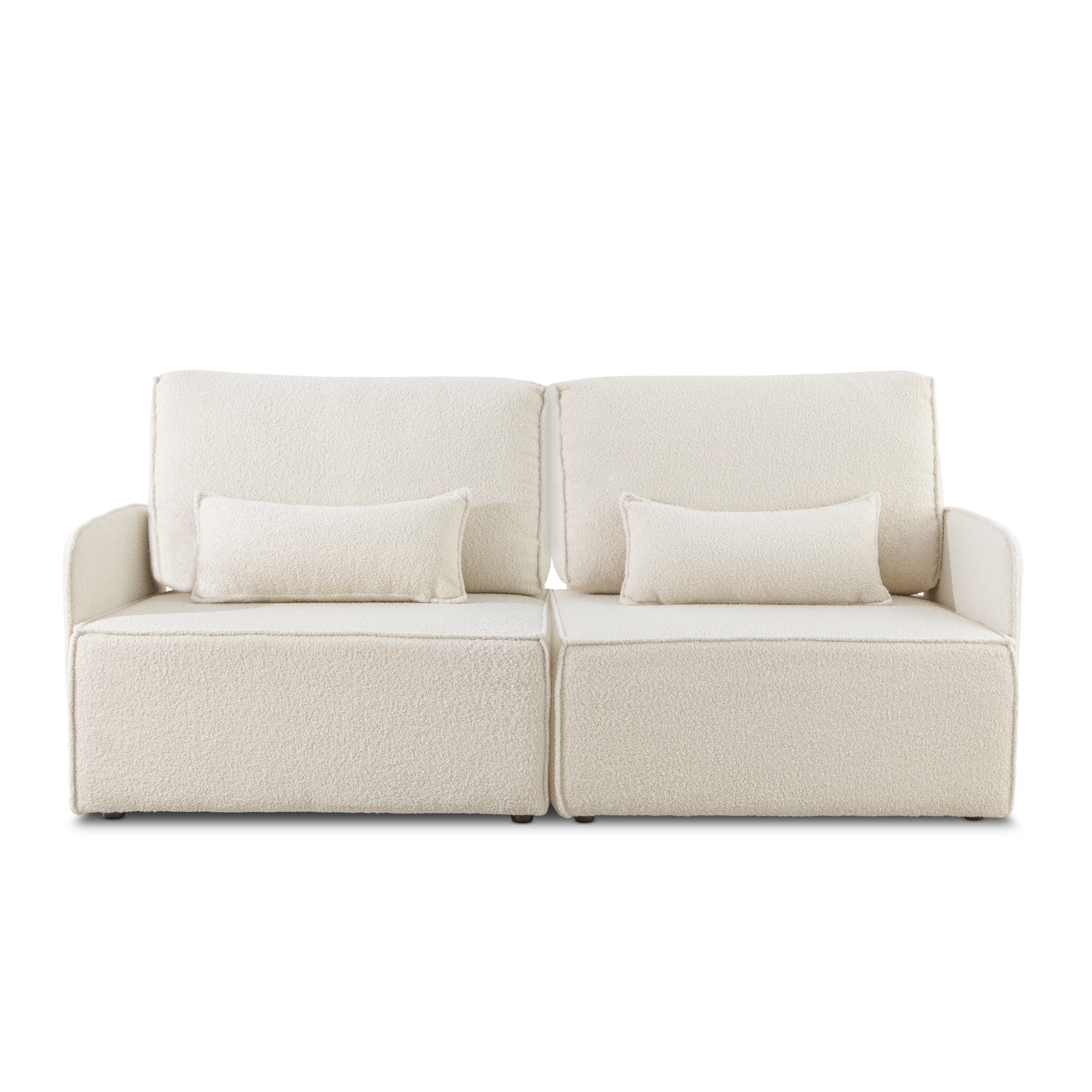 Sofa Modular Lea 2 plazas Chaiselongue Snow