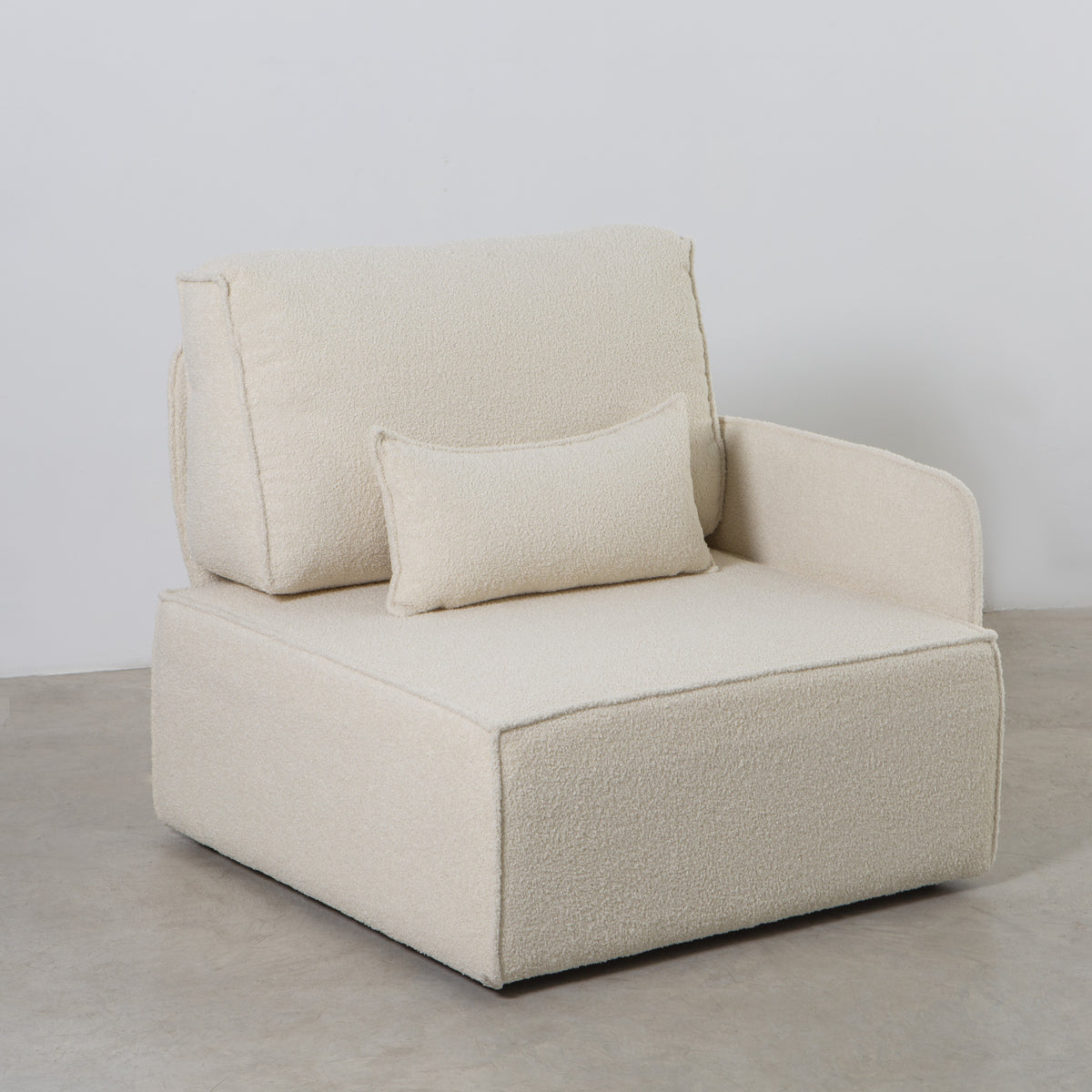 Sofa Modular Lea 3 plazas Chaiselongue Snow