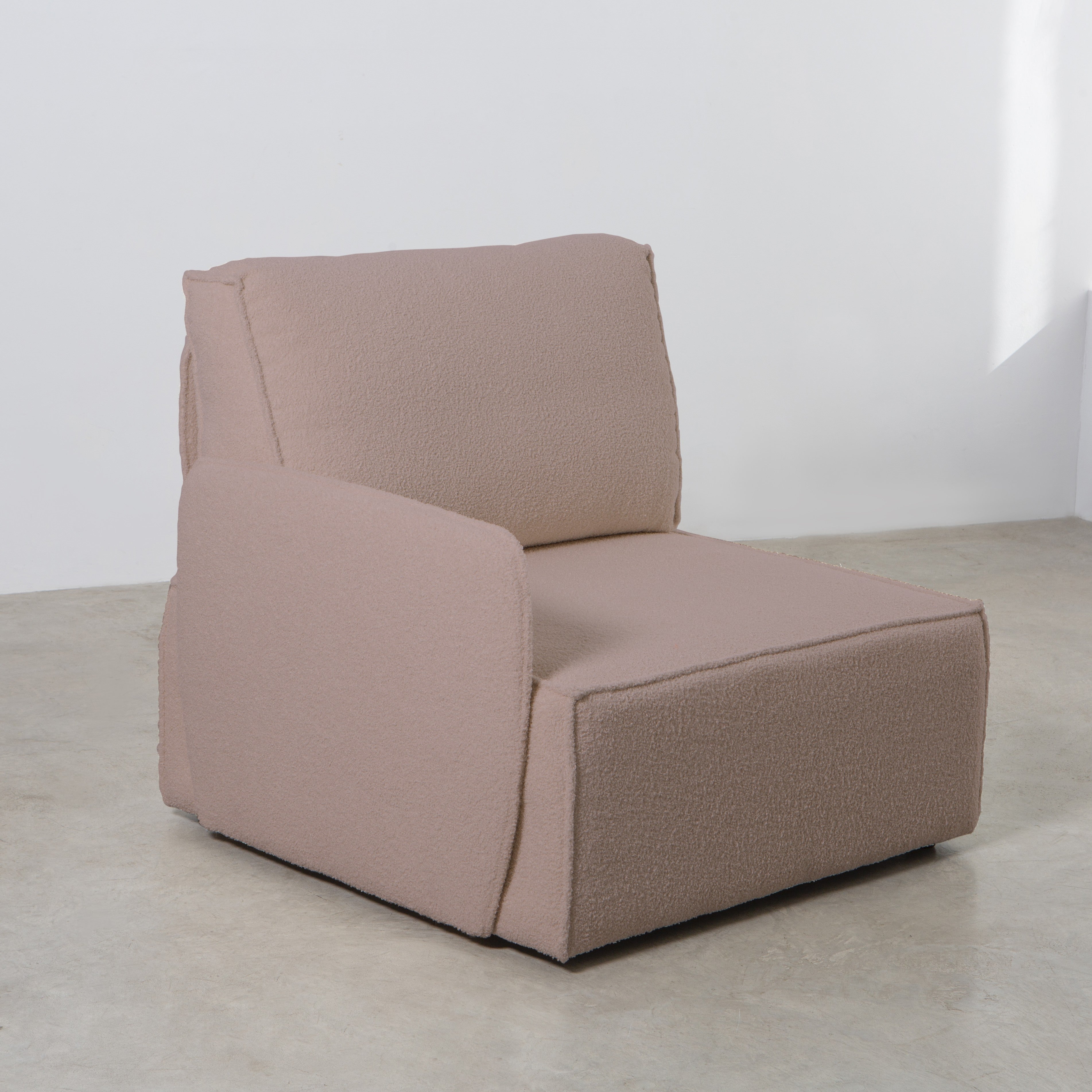 Sofa Modular Lea 3 plazas Chaiselongue Soft Pink