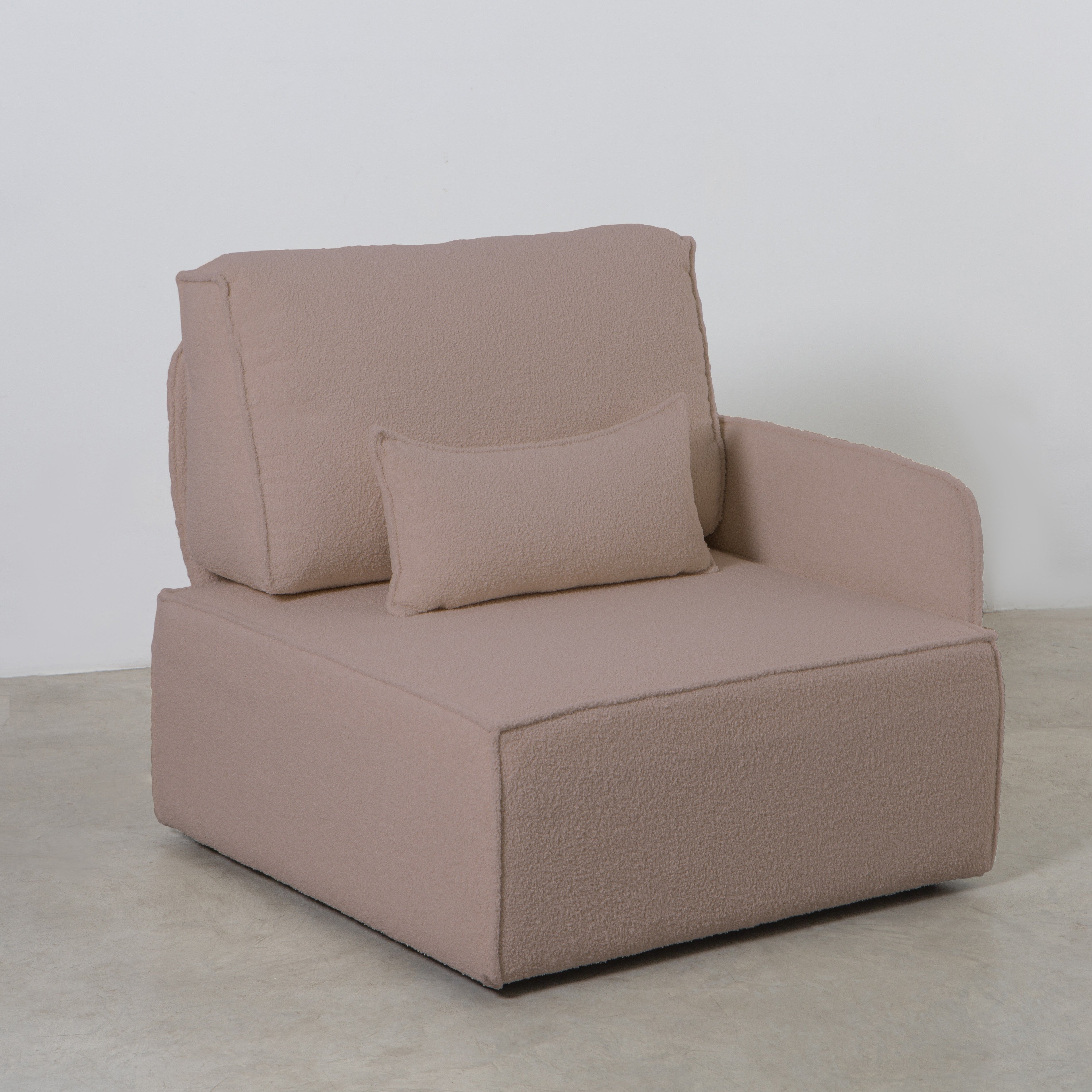 Sofa Modular Lea 3 plazas Chaiselongue Soft Pink