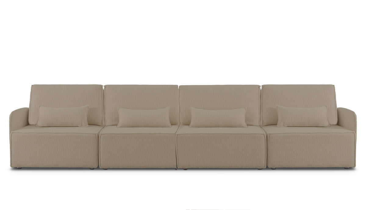 Sofa Modular Lea 4 plazas Chaiselongue Stone
