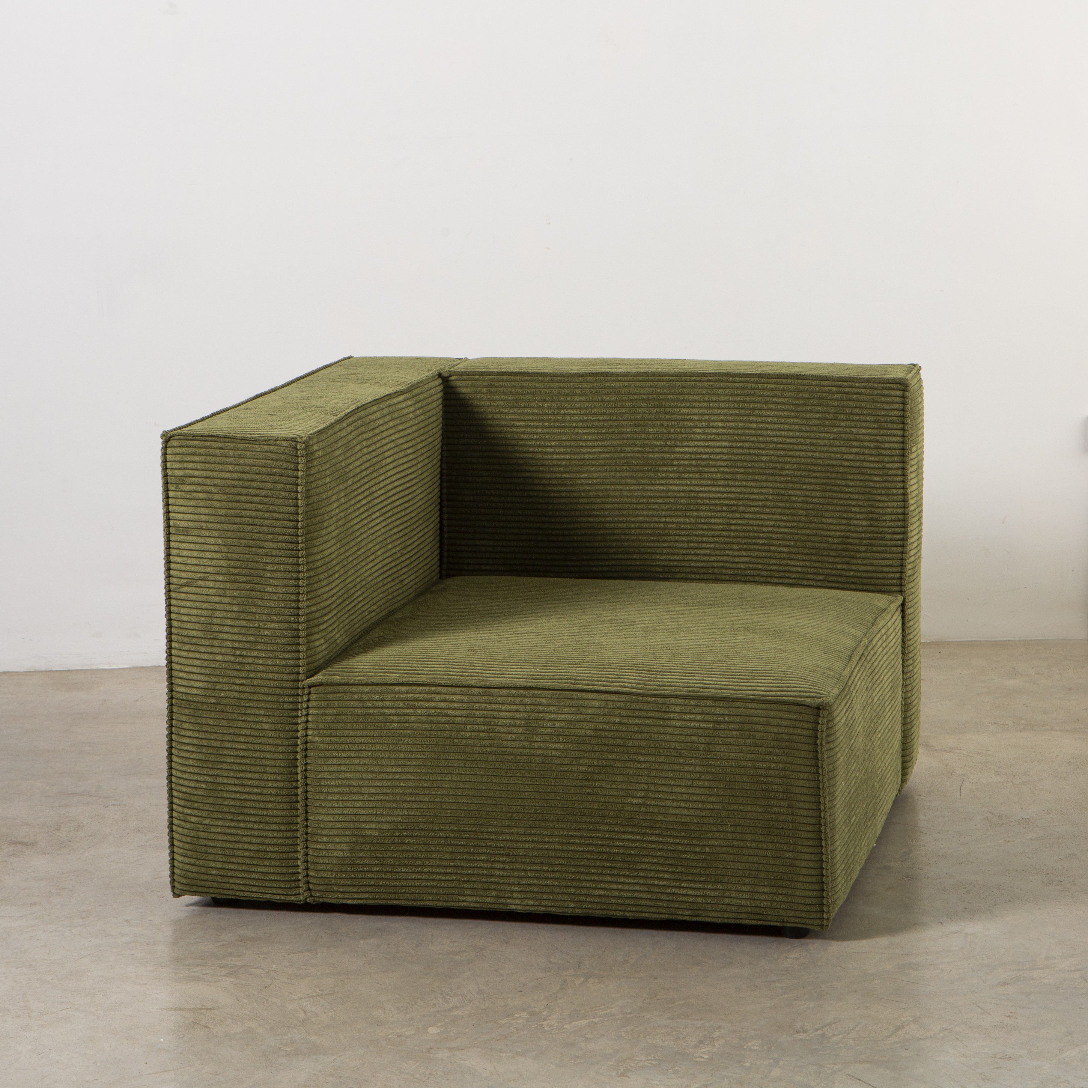 Sofa Harper 2 plazas Chaiselongue Verde