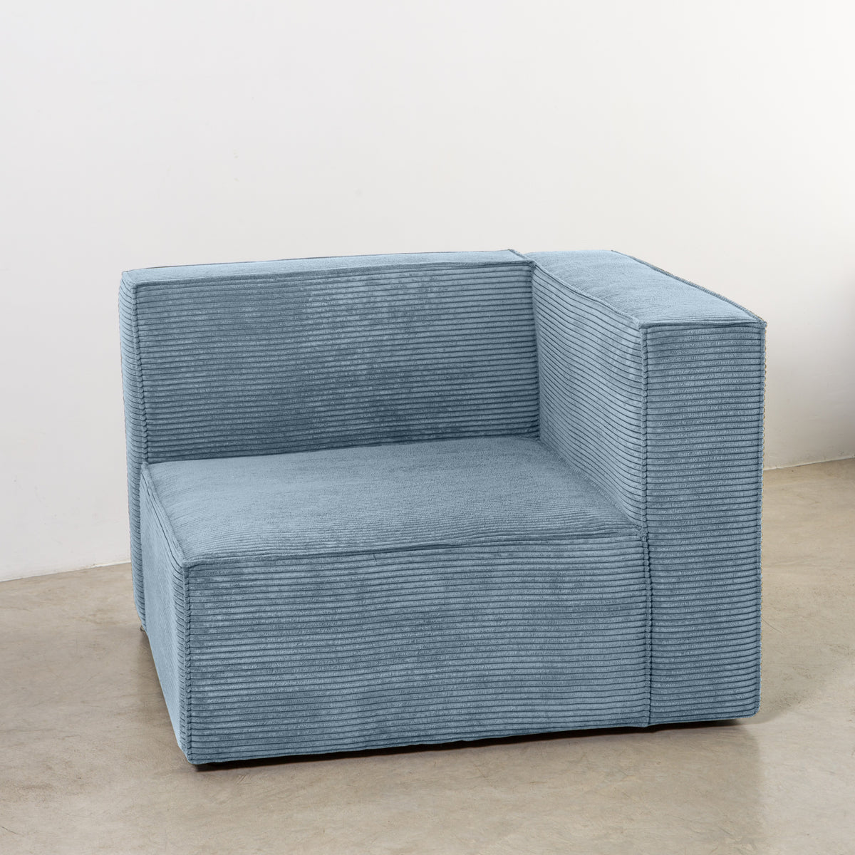 Sofa Harper 2 plazas Chaiselongue Azul
