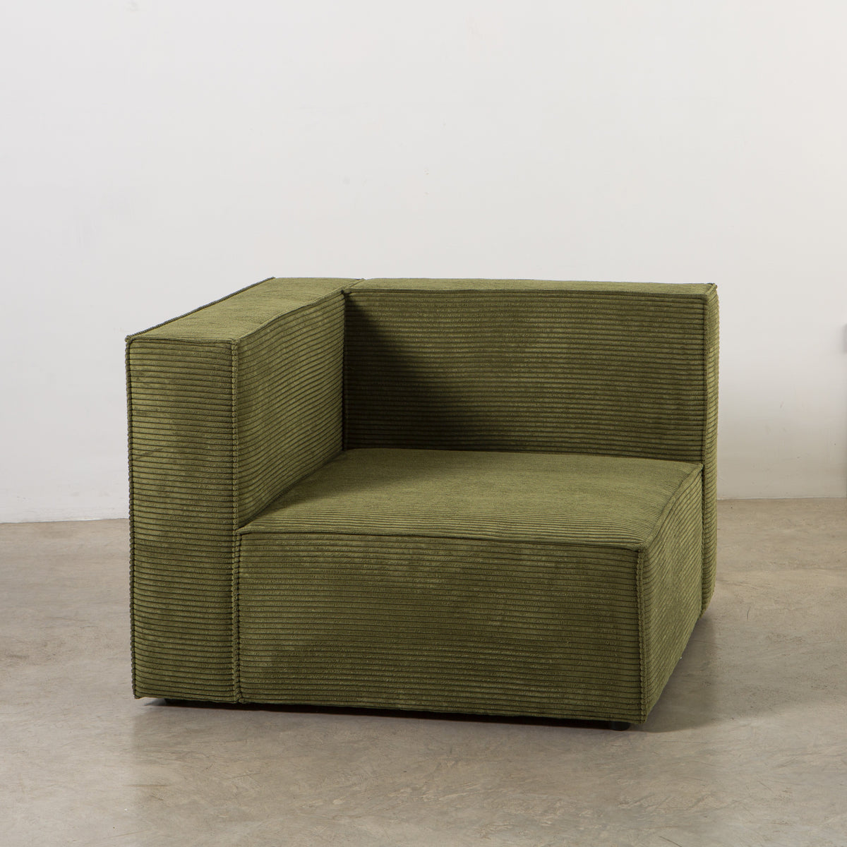 Sofa Harper 3 plazas Chaiselongue Verde