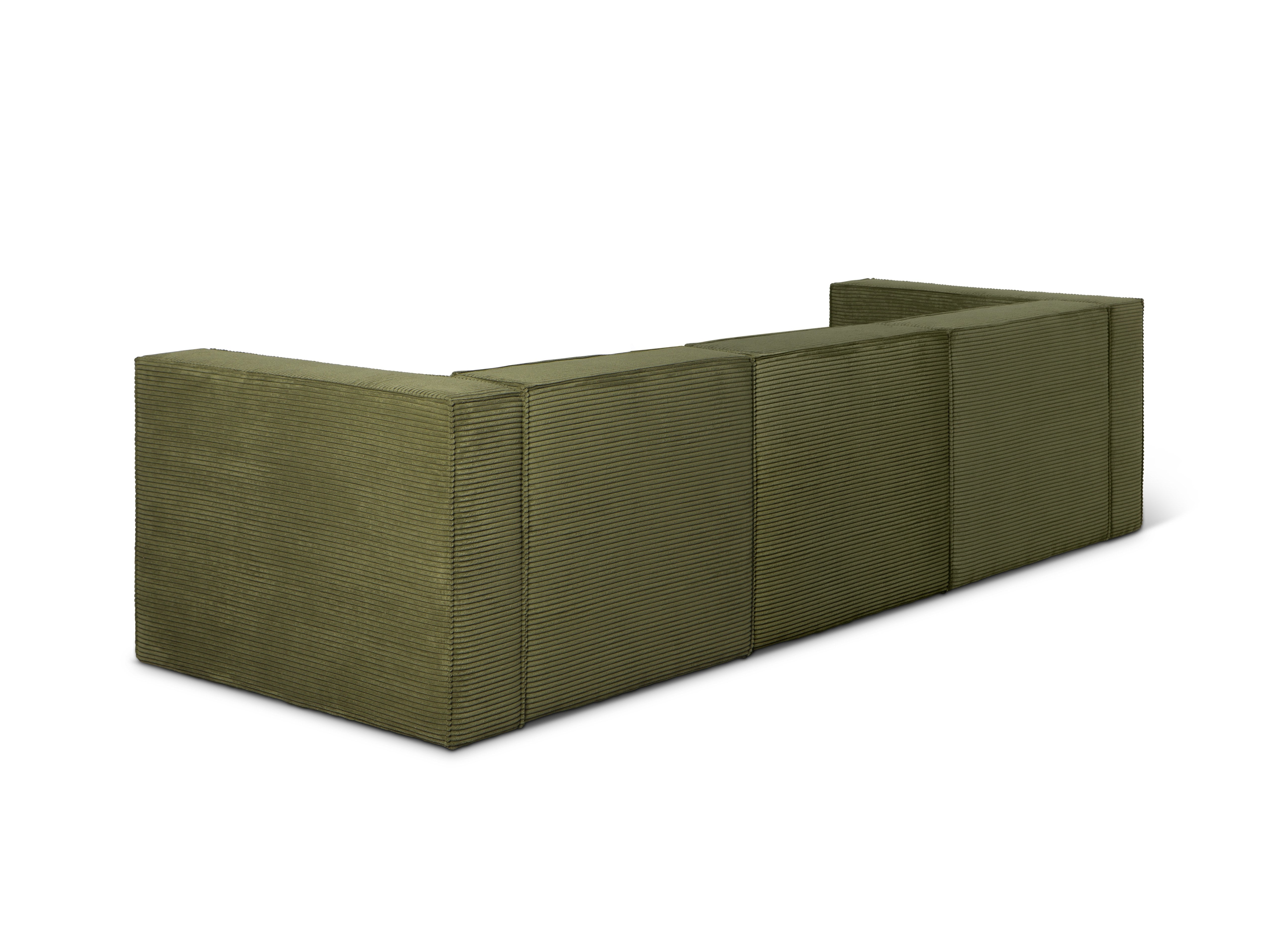 Sofa Harper 3 plazas Chaiselongue Verde