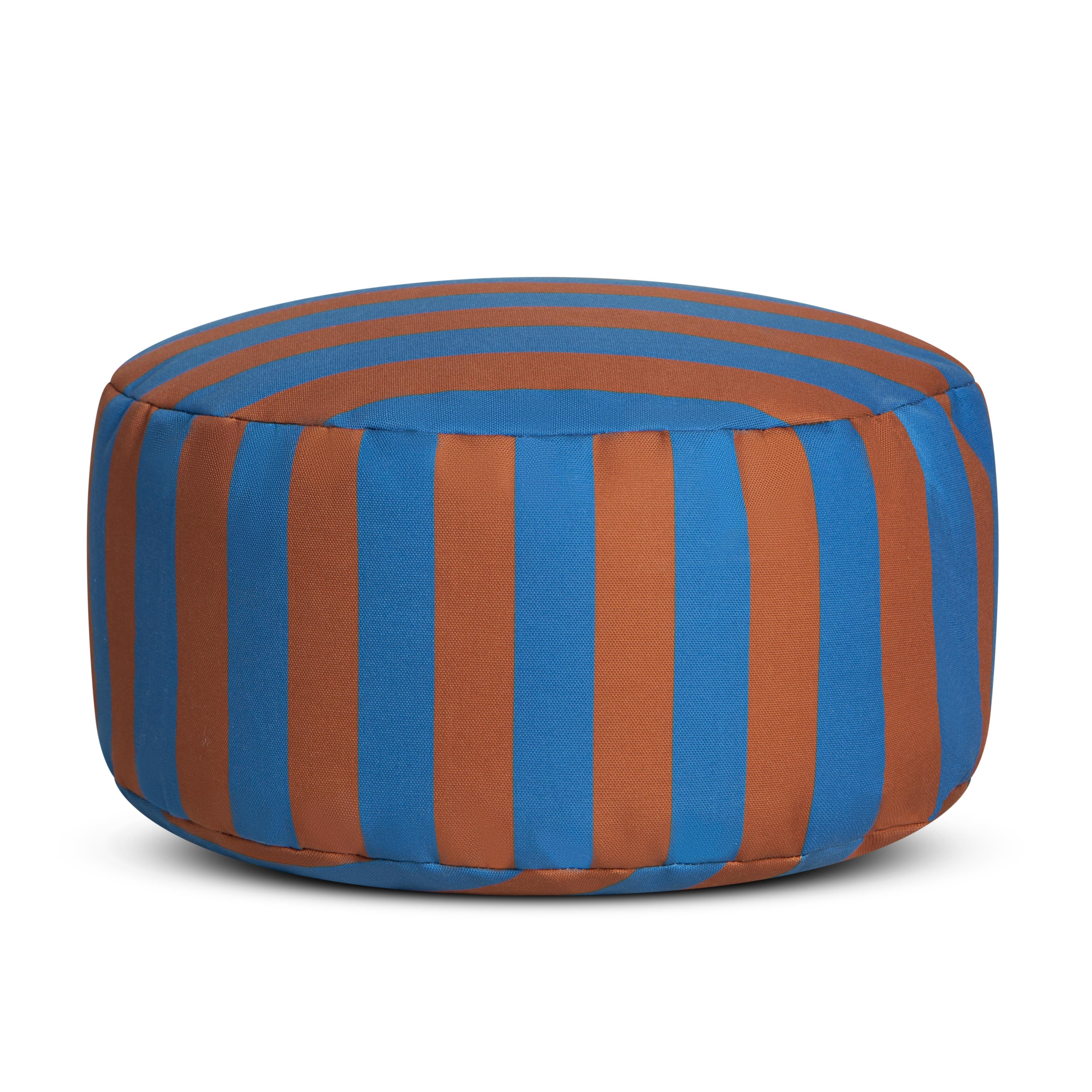 Puff Rayas Midnight blue - Brown