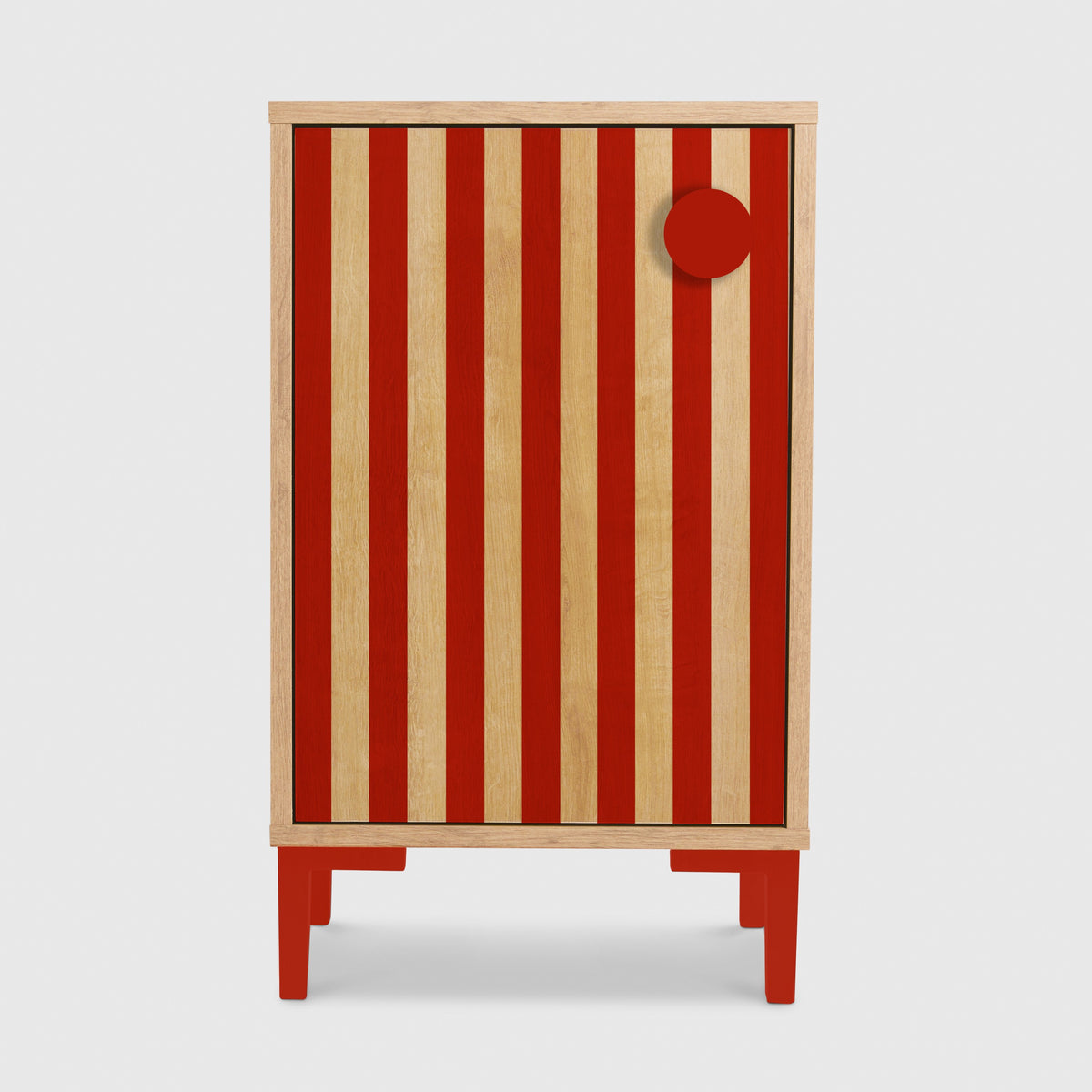 Mesita William Roble Red Stripes