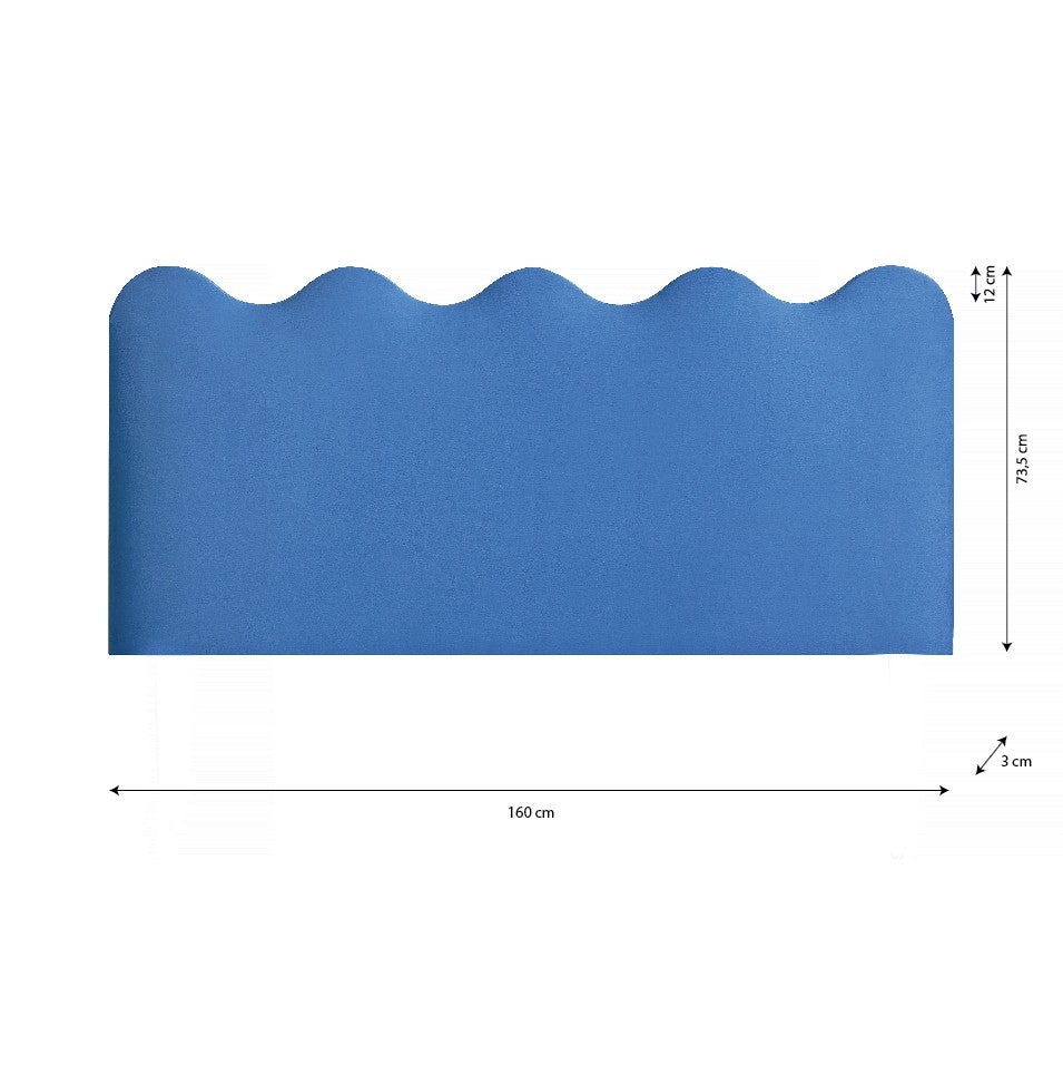 Cabecero Tapizado Wavy (Pruss)