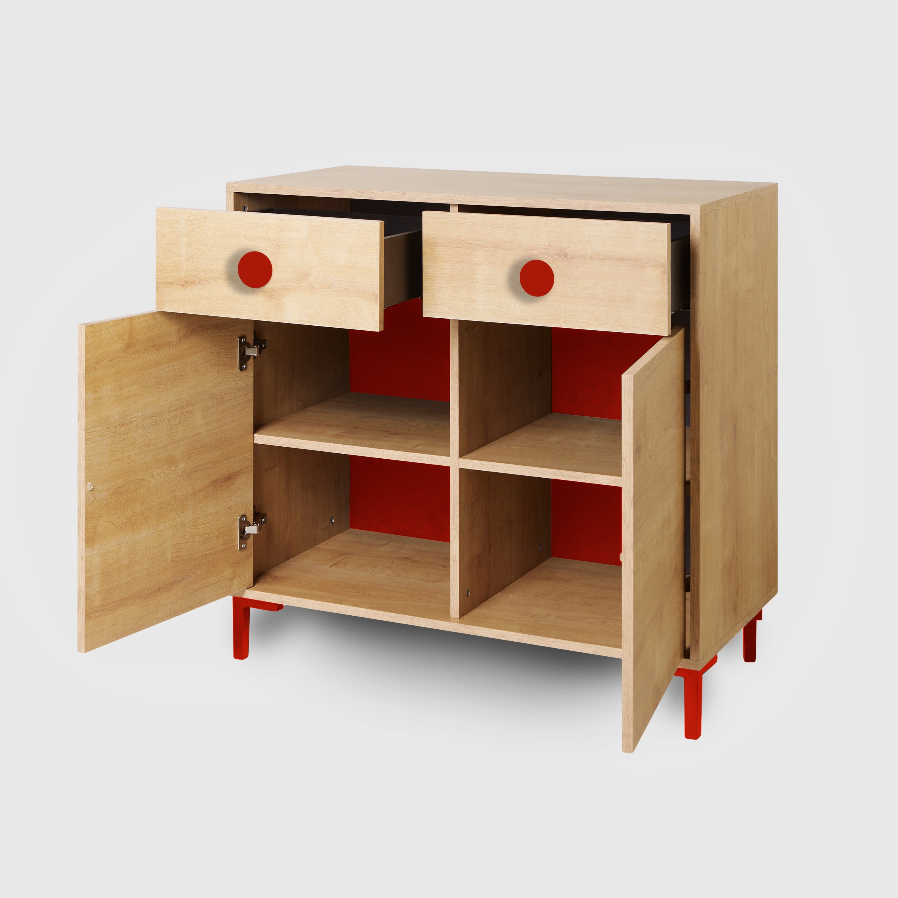 Comoda Alise Kids Roble Red