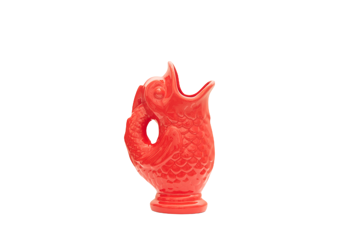 Pez de Cerámica (Rojo)