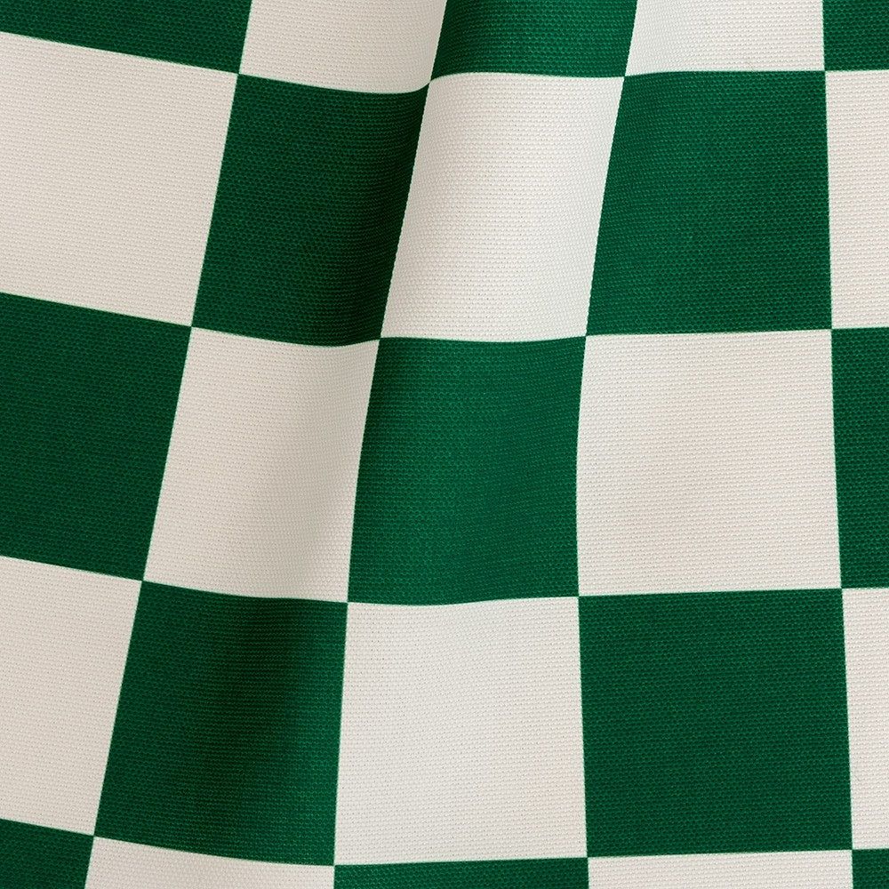 Tela outdoor Checkerboard Verde