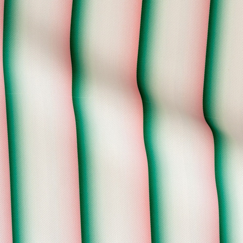 Tela outdoor Gradient Stripes Green Pink
