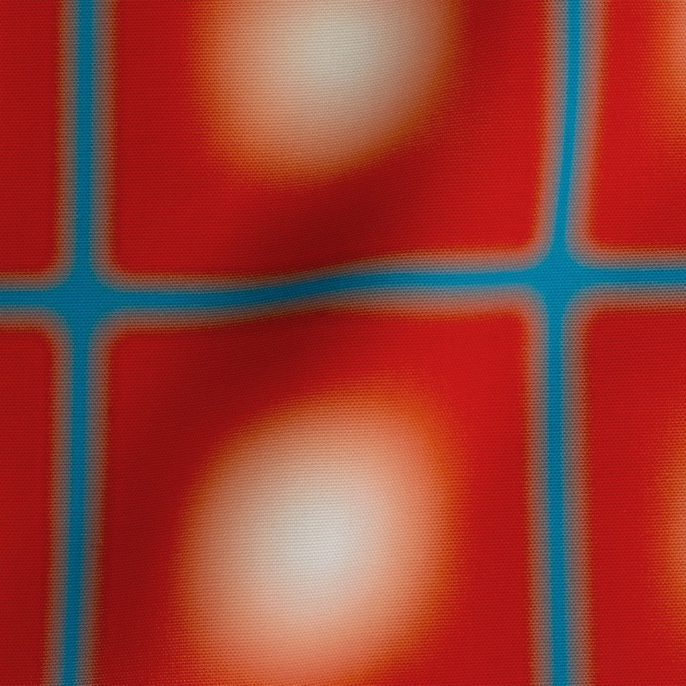 Tela outdoor Lunar Grid Red Blue