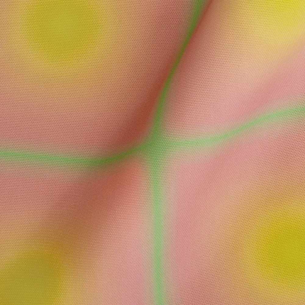 Tela outdoor Lunar Grid Pink Yellow