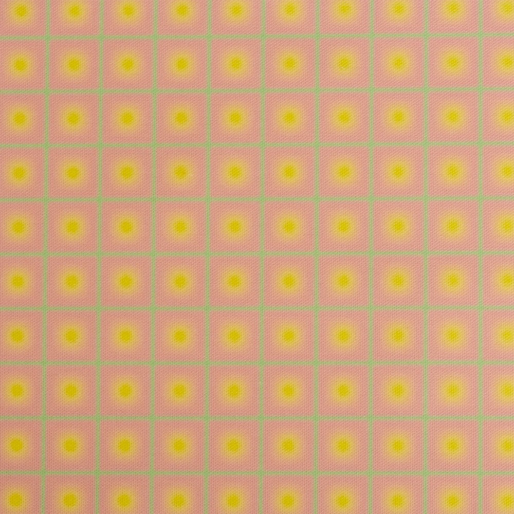 Tela outdoor Lunar Grid Pink Yellow