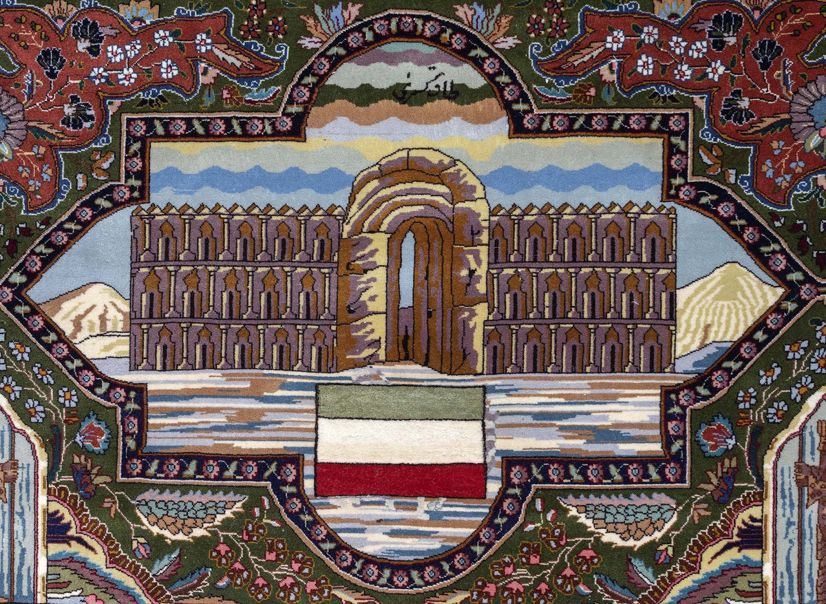 Alfombra Persa Tabriz 60 Raj Dessin Figure