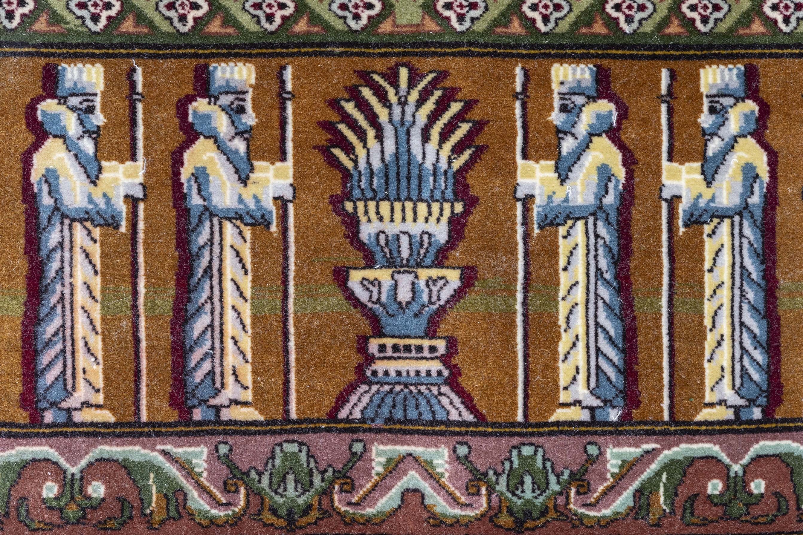 Alfombra Persa Tabriz 60 Raj Dessin Figure