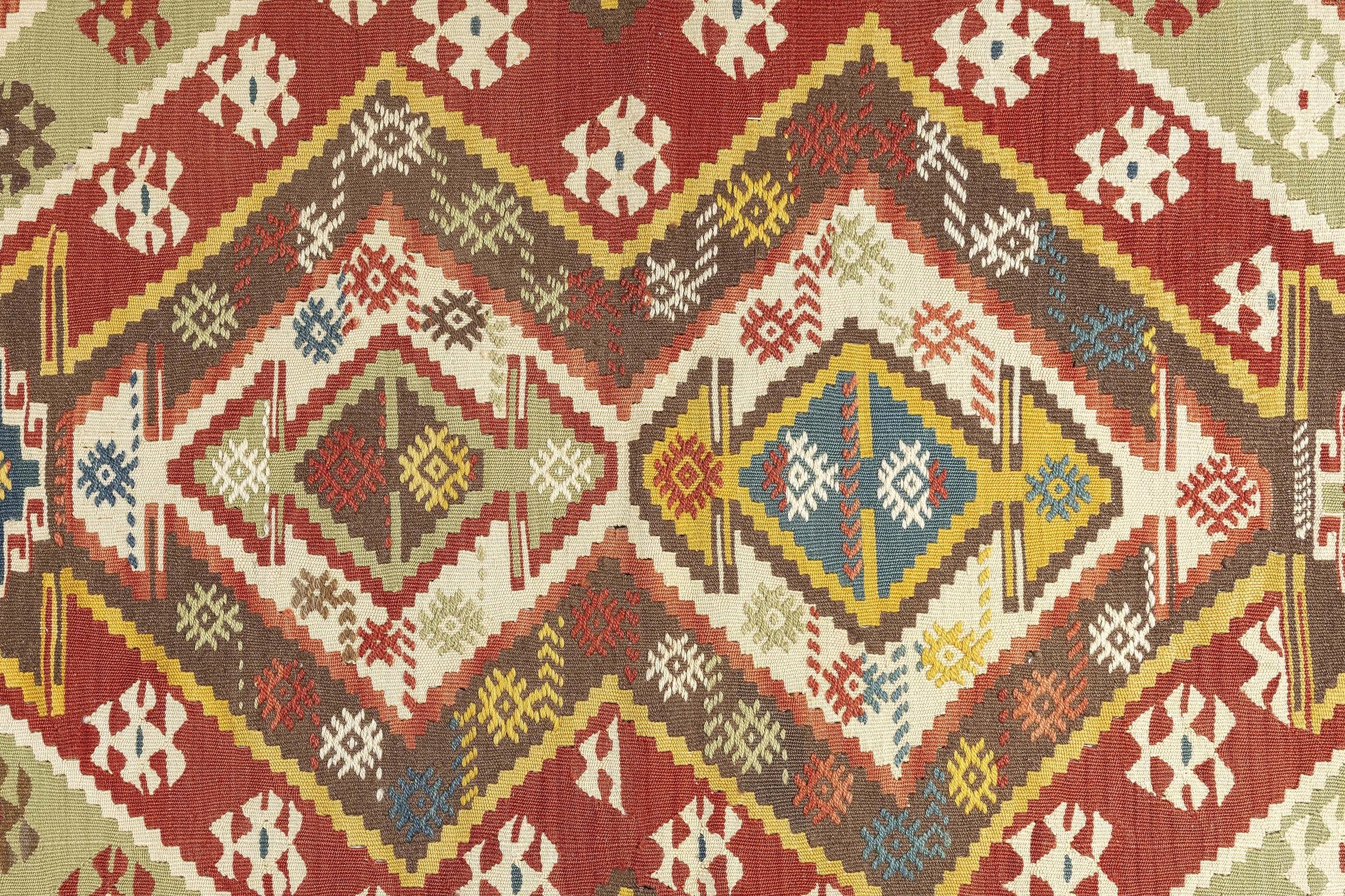 Alfombra Kilim Extrafino Turco 100% Lana