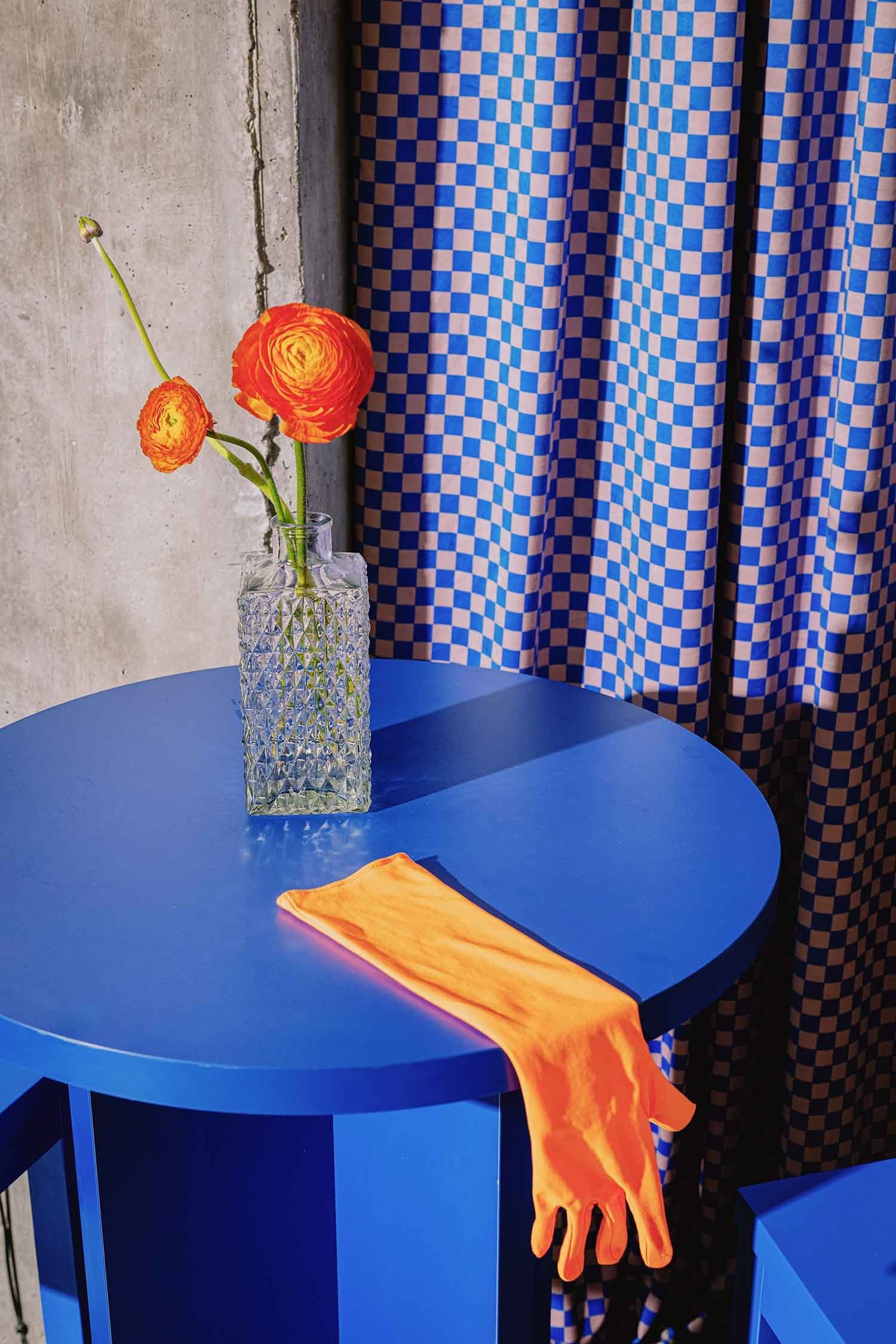 Cortina Rufus Velvet Checkerboard