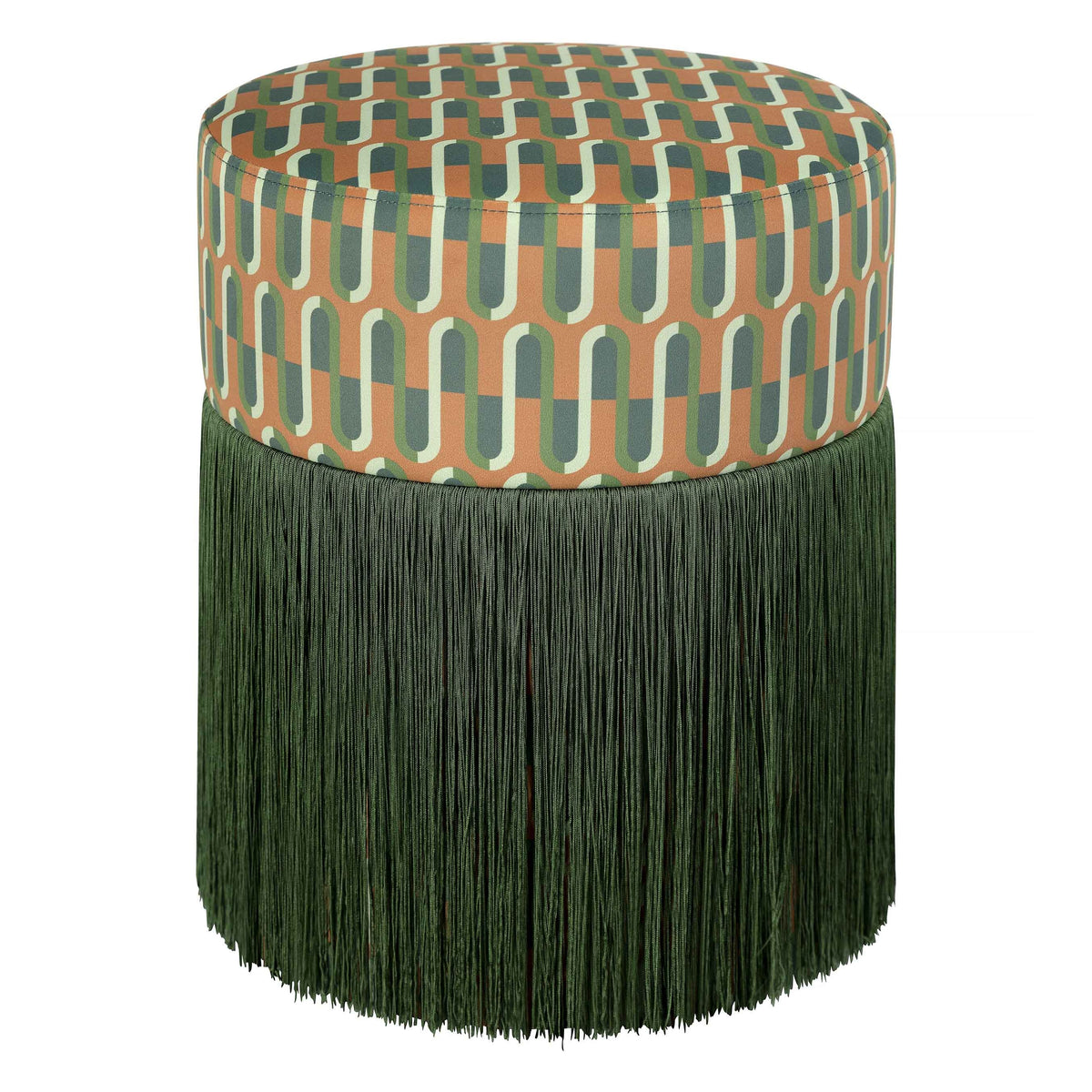 Pouf Ottoman Velvet Ziggy