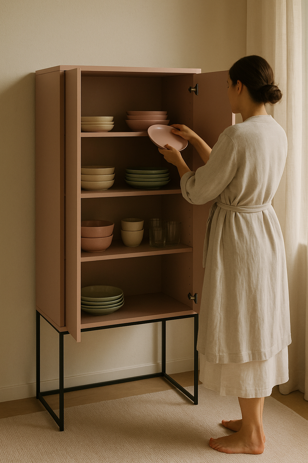 Lenon Pink Sideboard
