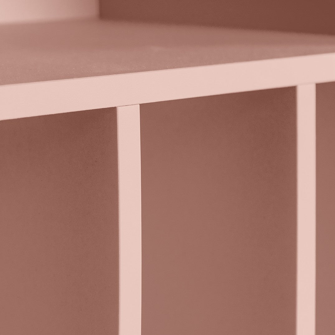 Mueble para Vinilos Rosa