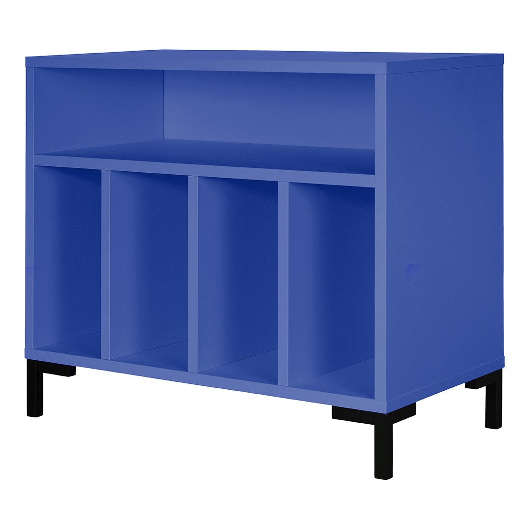 Mueble para vinilos Azul
