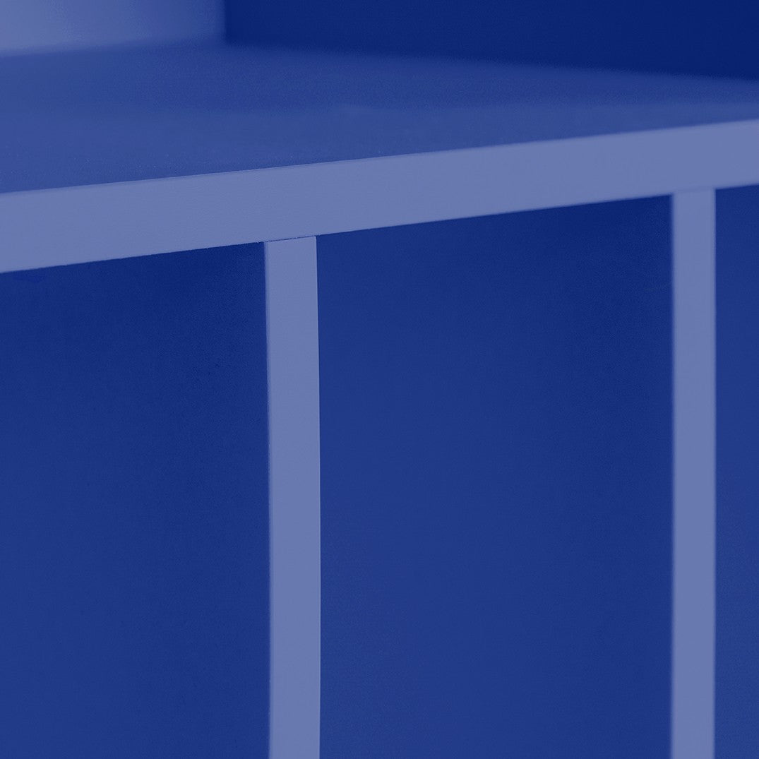 Mueble para vinilos Azul