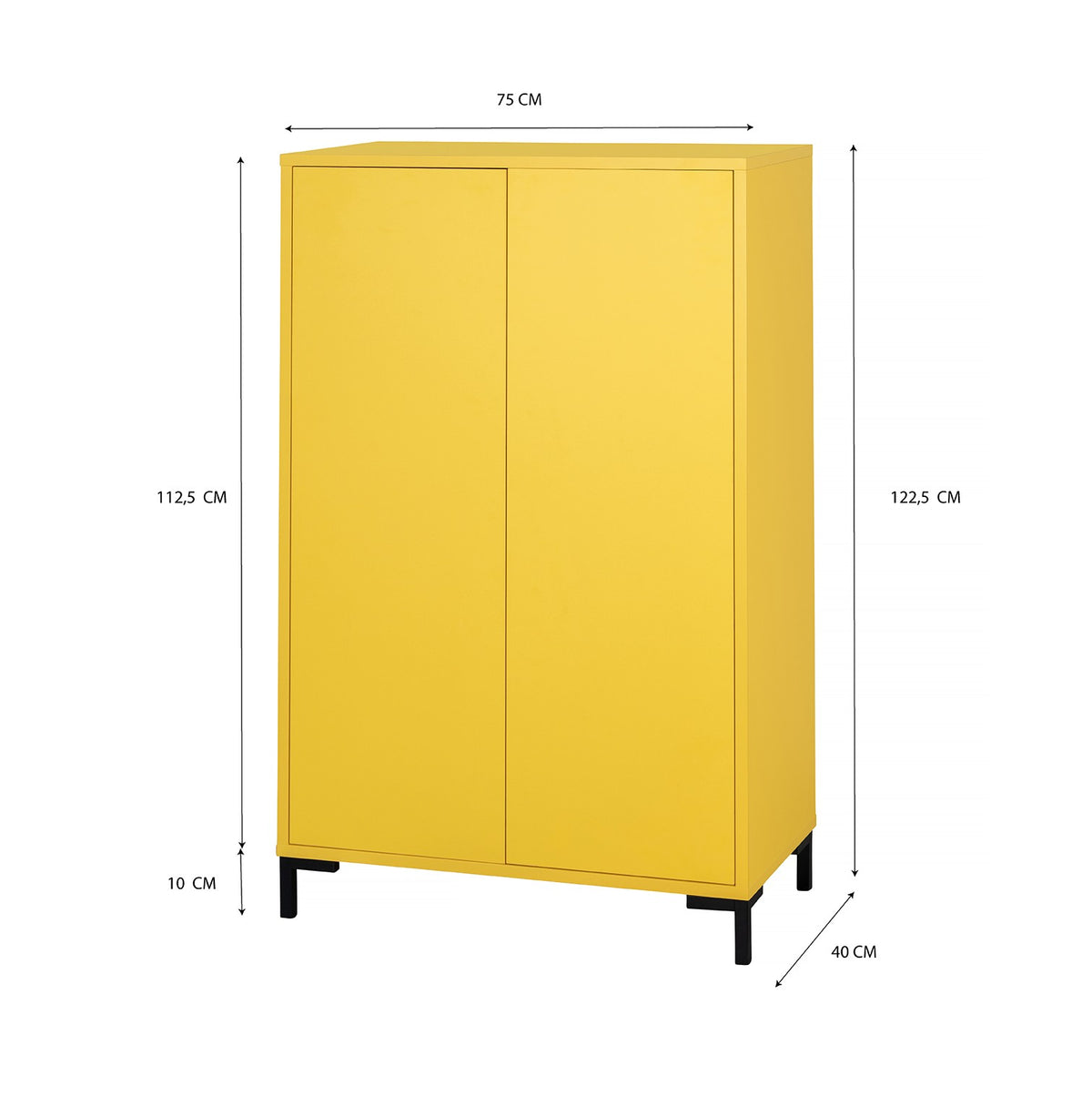 Mueble Organizador Amarillo