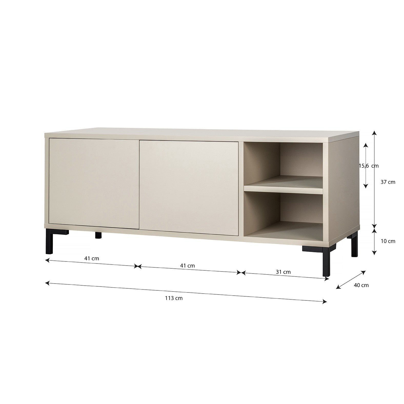 Mueble tv Taupe