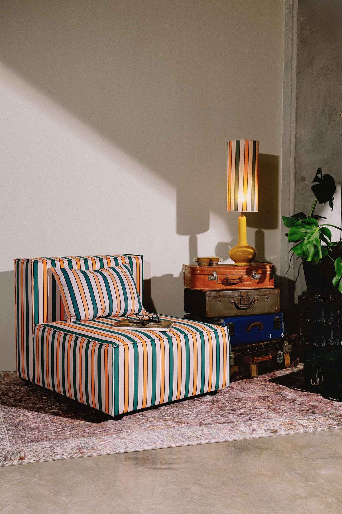 Yellow Ceramic Table Lamp