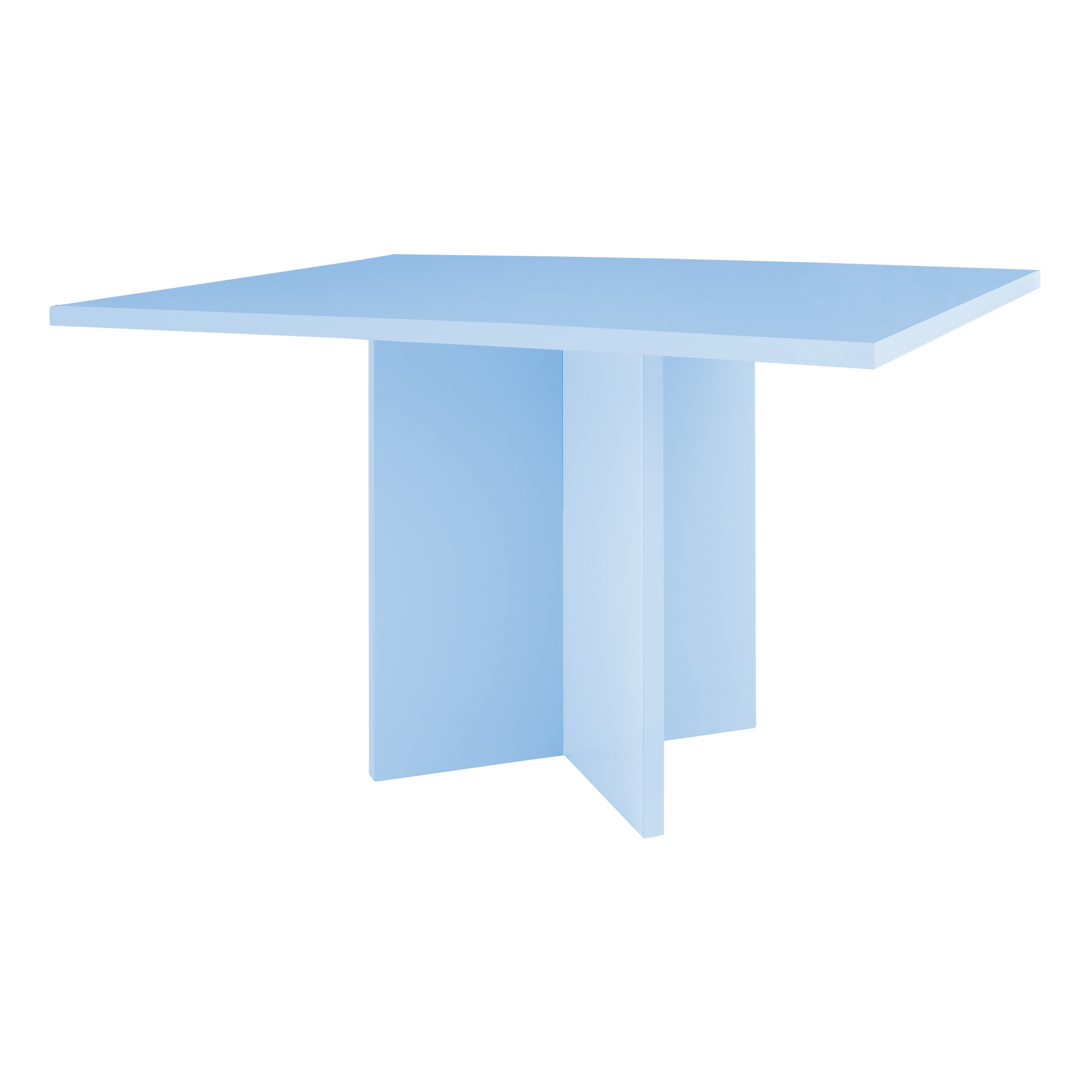Mesa de comedor rectangular Matilda Azul claro 120x90